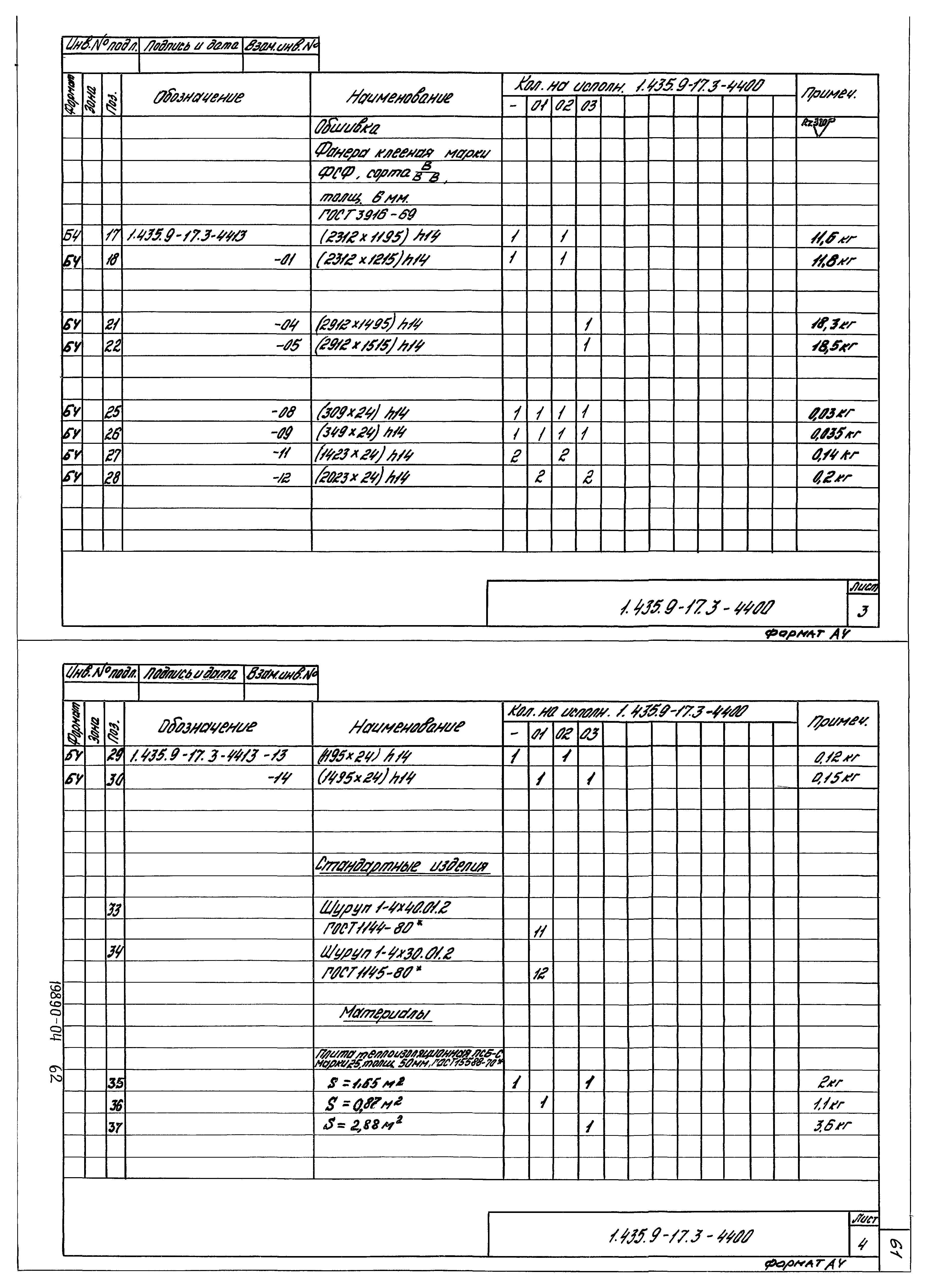 Серия 1.435.9-17