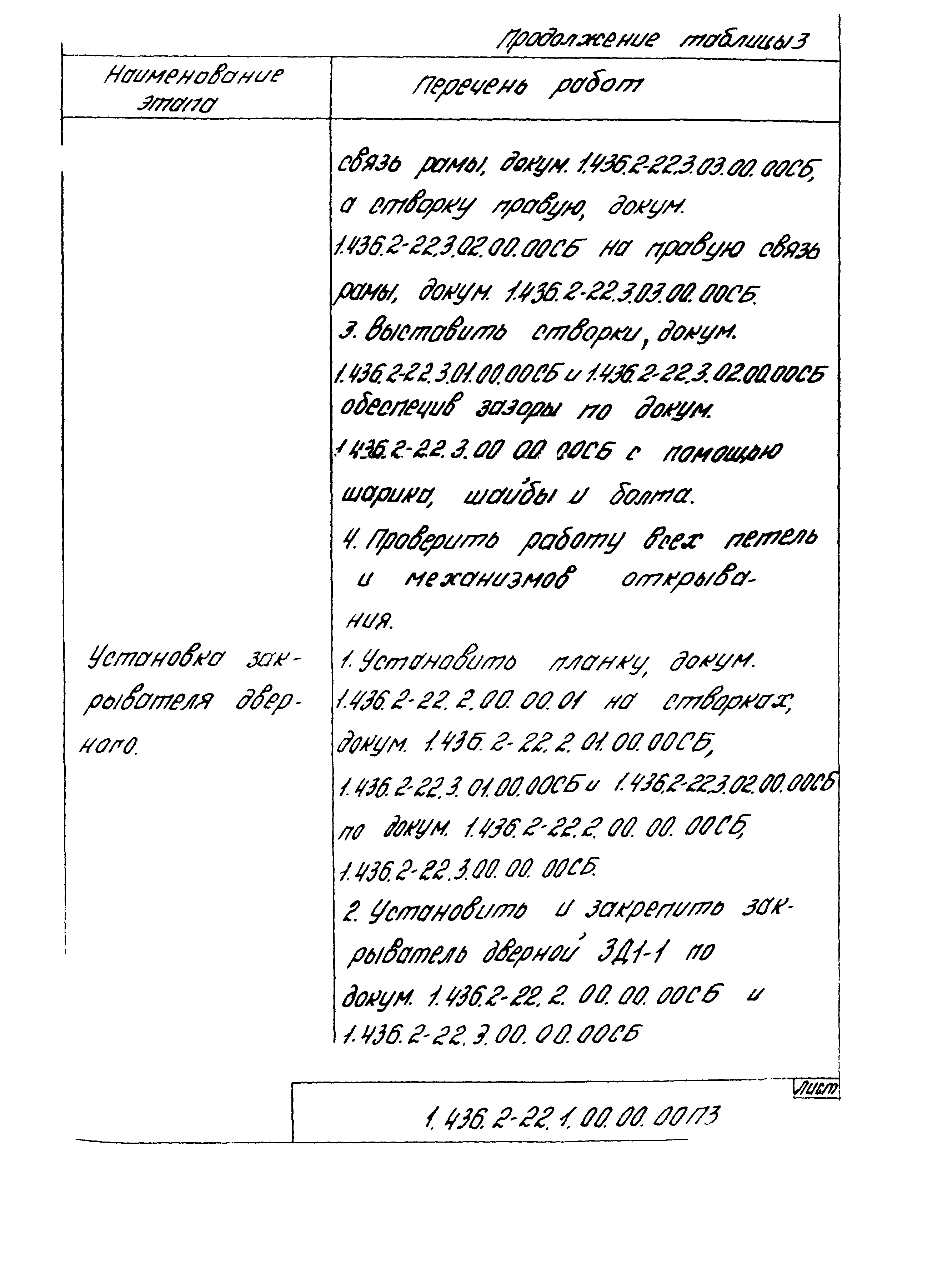 Скачать Серия 1.436.2-22 Выпуск 1. Указания по применению. Узлы. Рабочие  чертежи