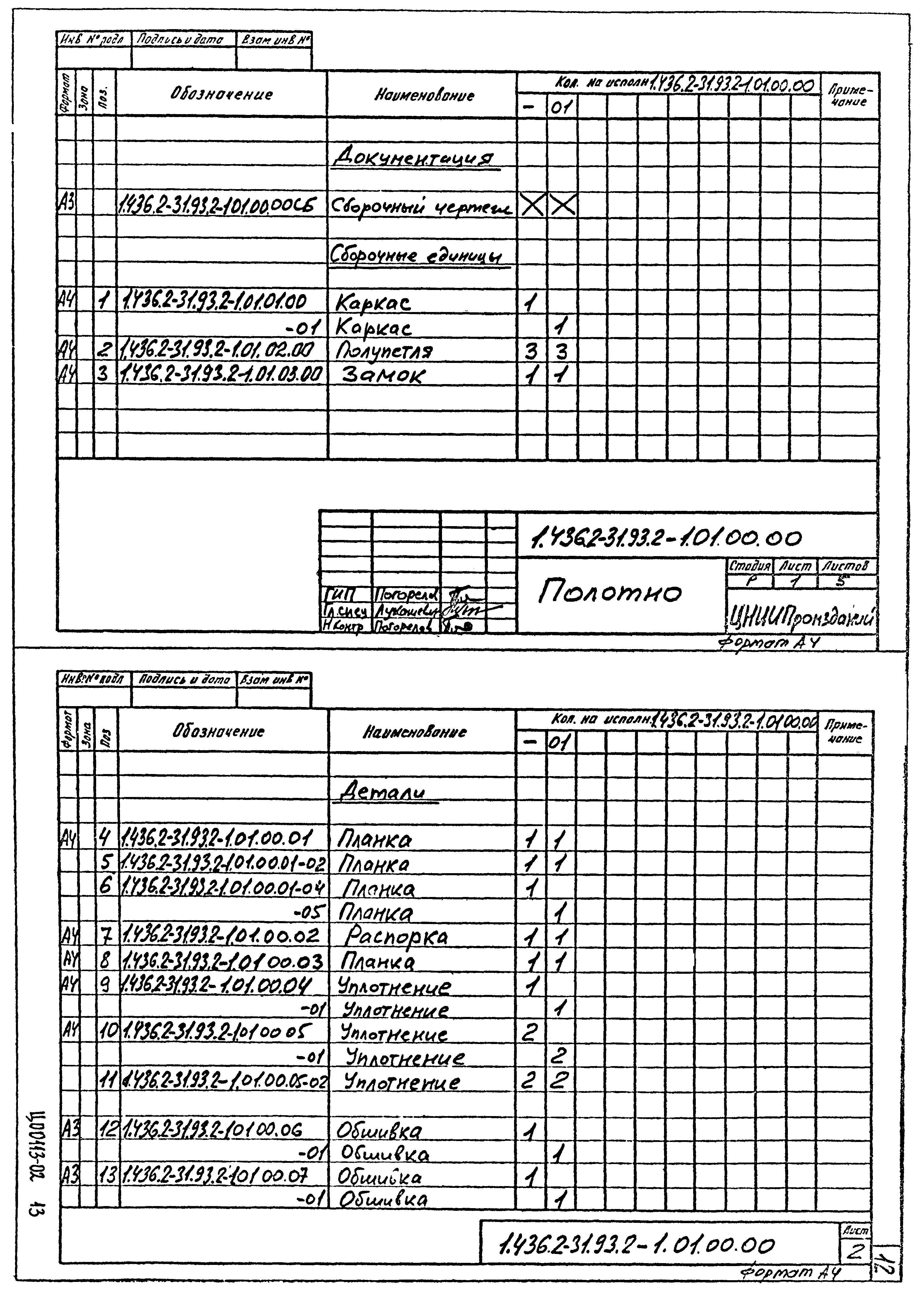Серия 1.436.2-31.93
