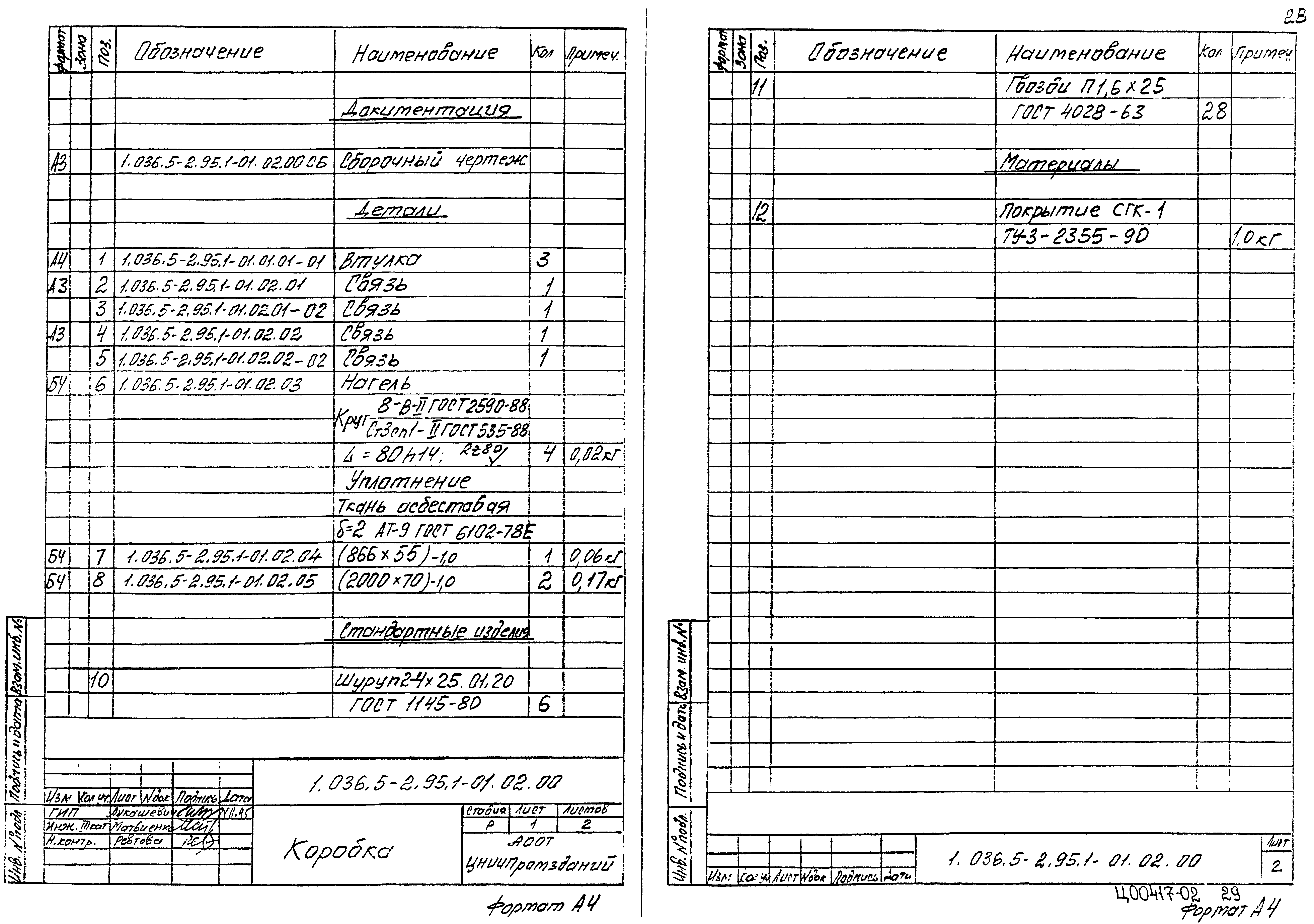 Серия 1.036.5-2.95