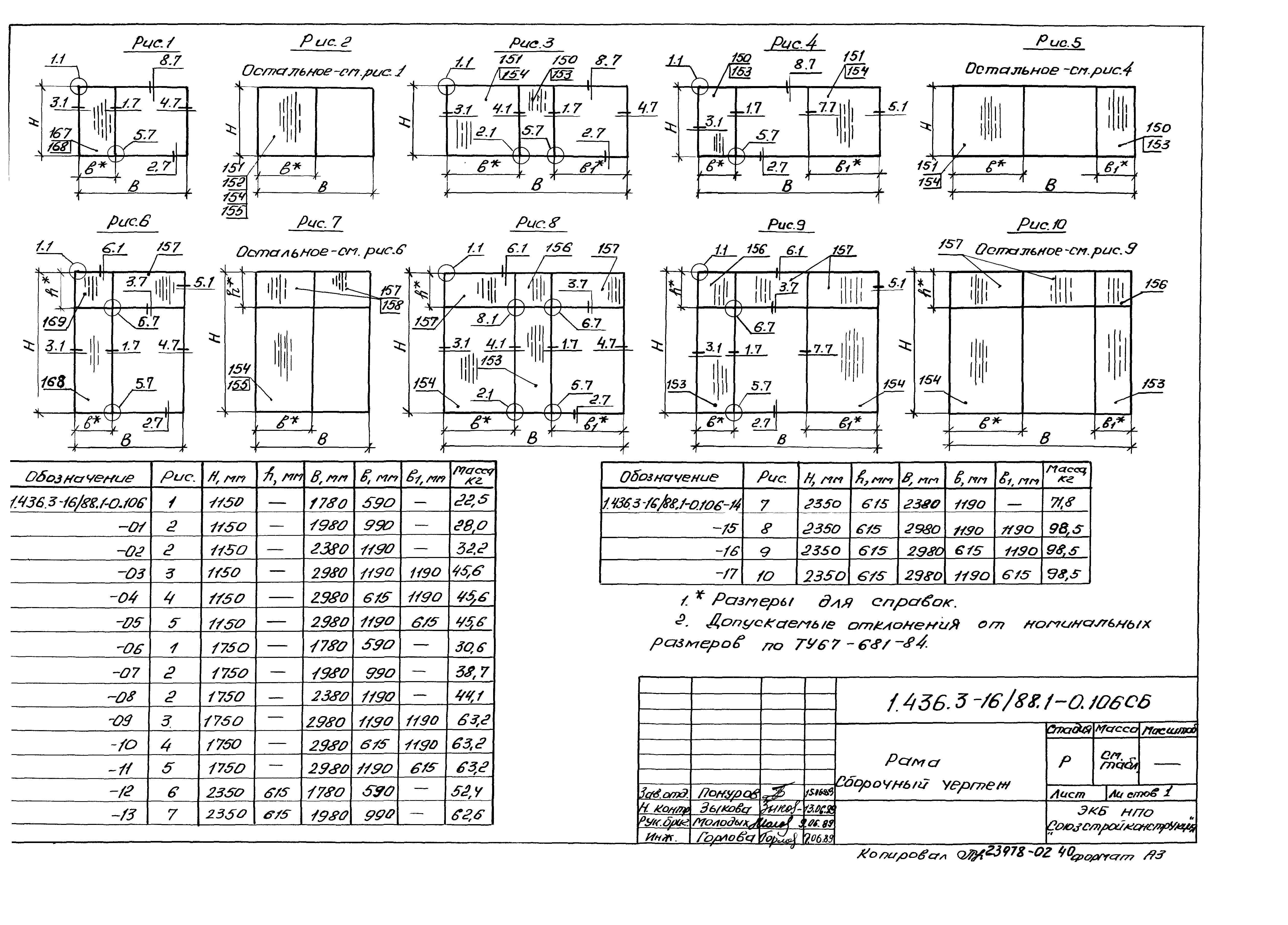 Серия 1.436.3-16/88