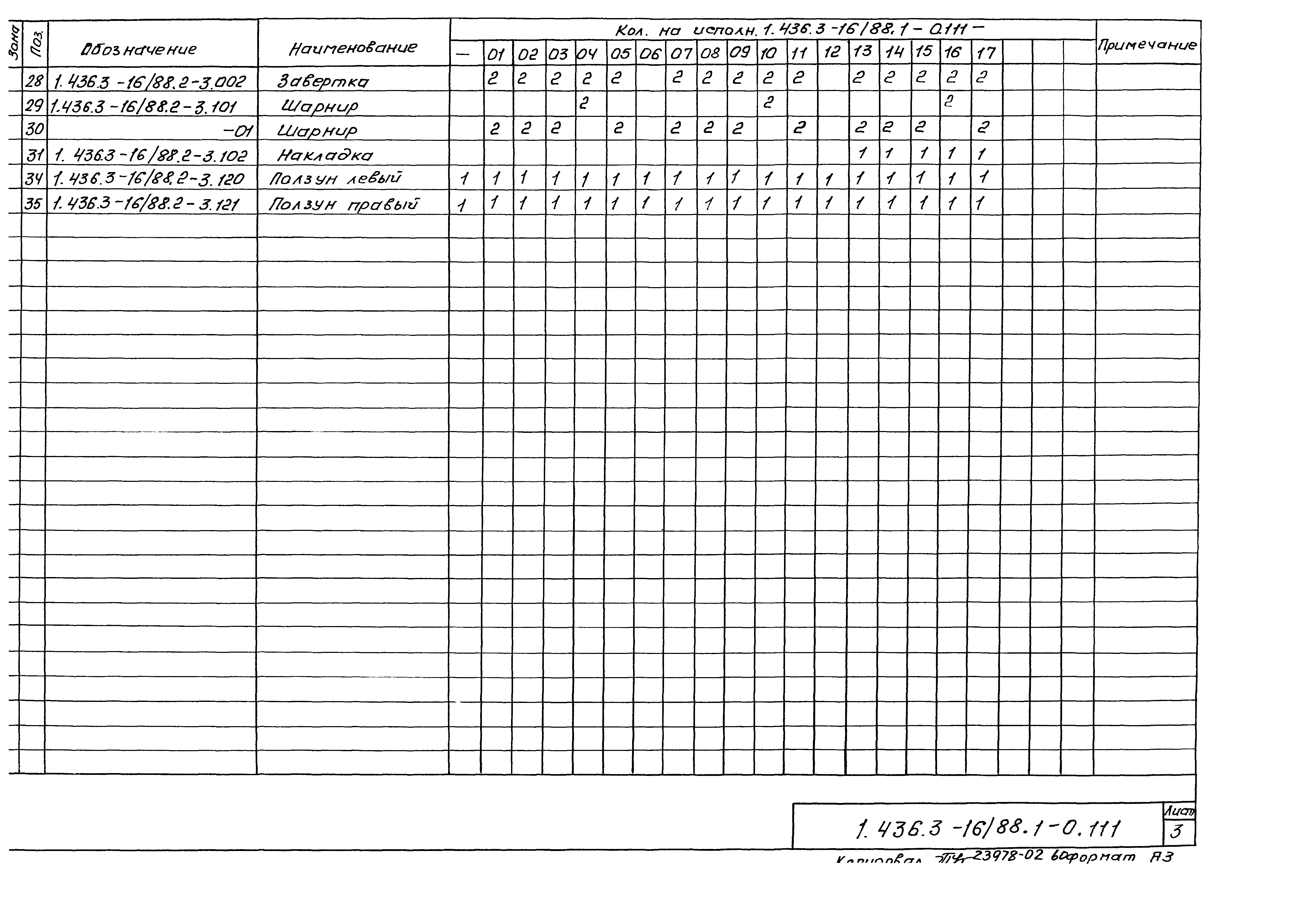 Серия 1.436.3-16/88