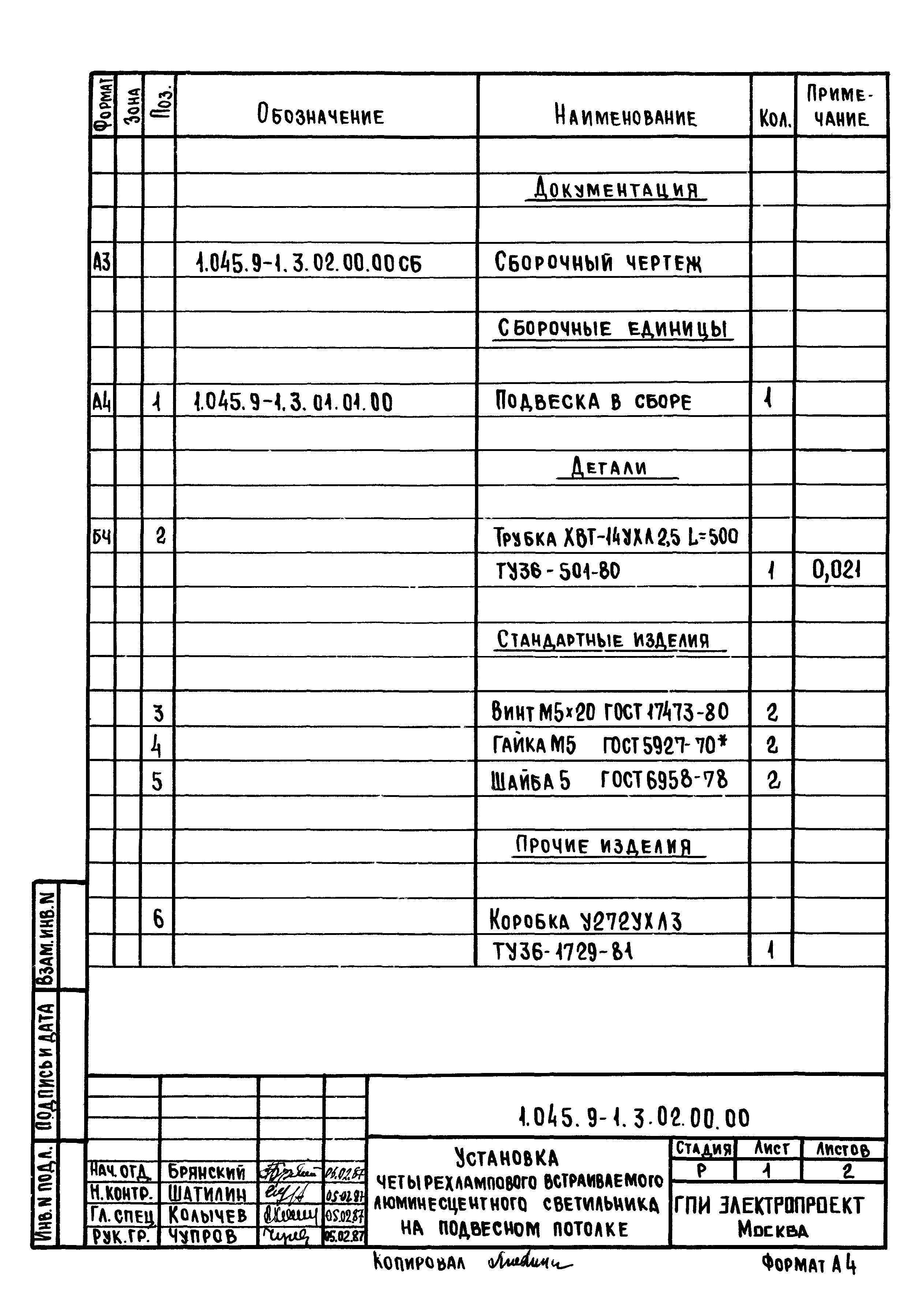 Серия 1.045.9-1