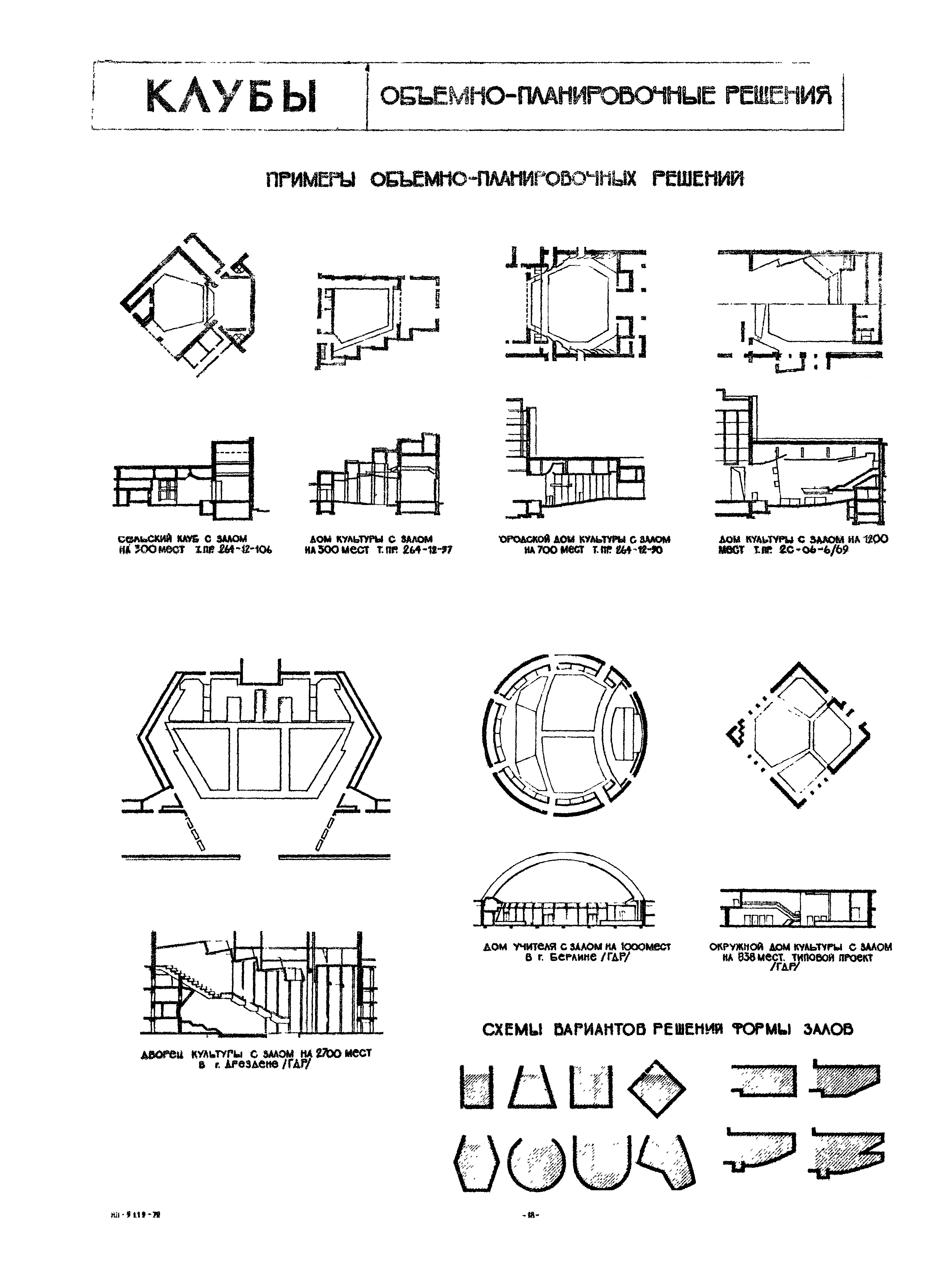 Скачать НП 5.1.1.2-72 Зрелищные здания. Клубы