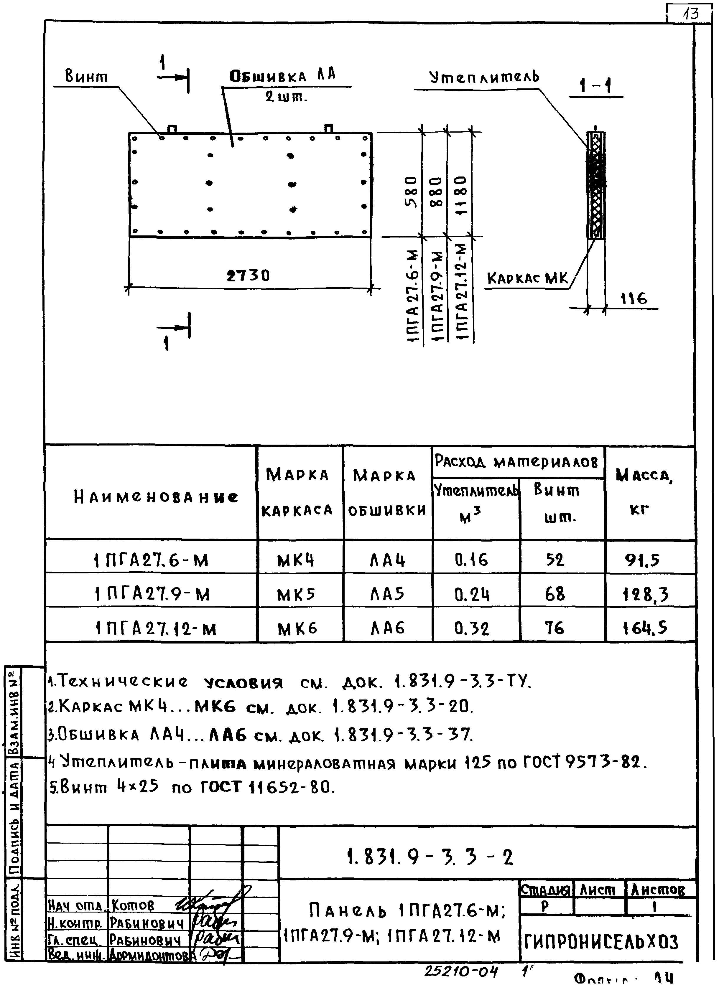 Серия 1.831.9-3