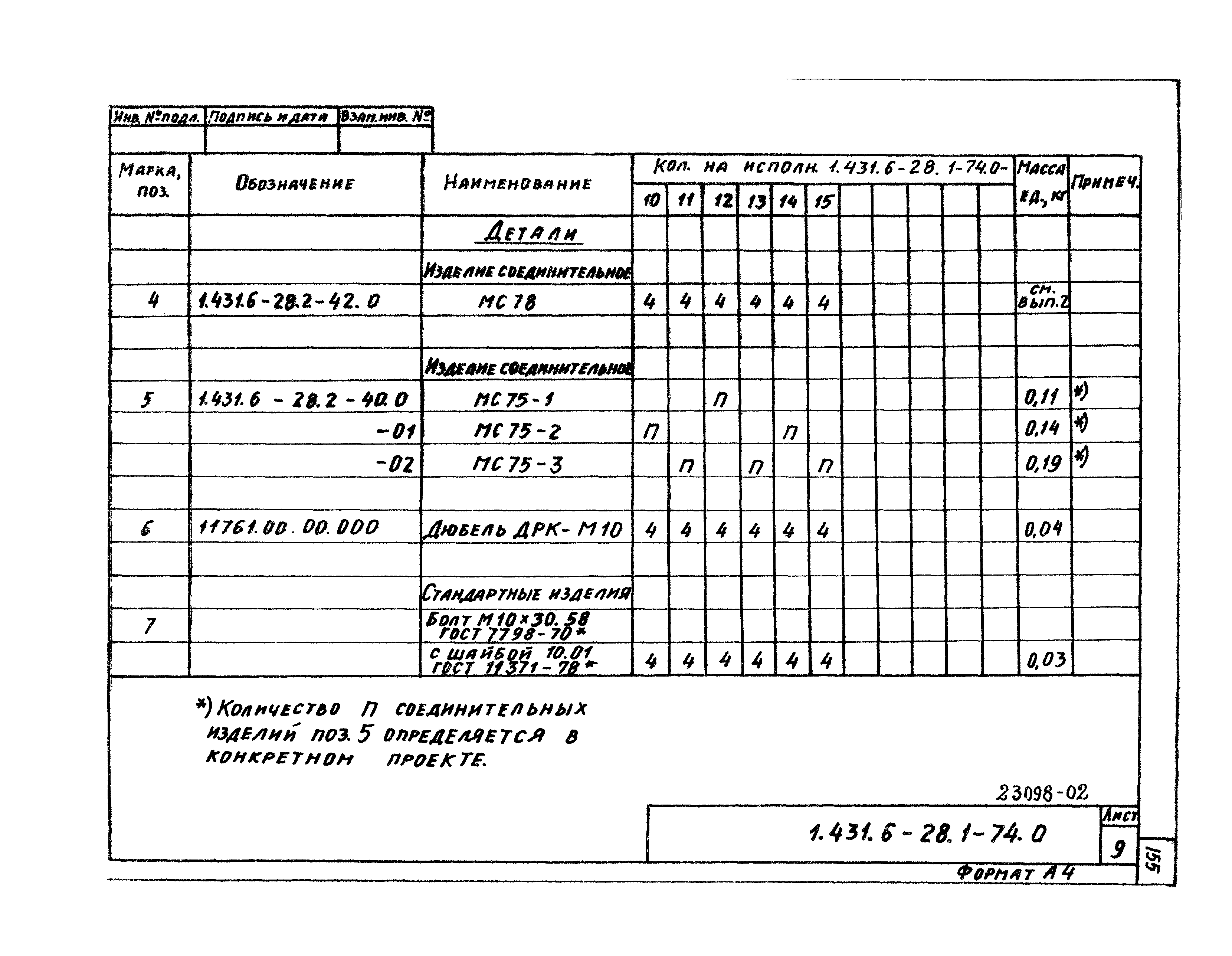 Серия 1.431.6-28