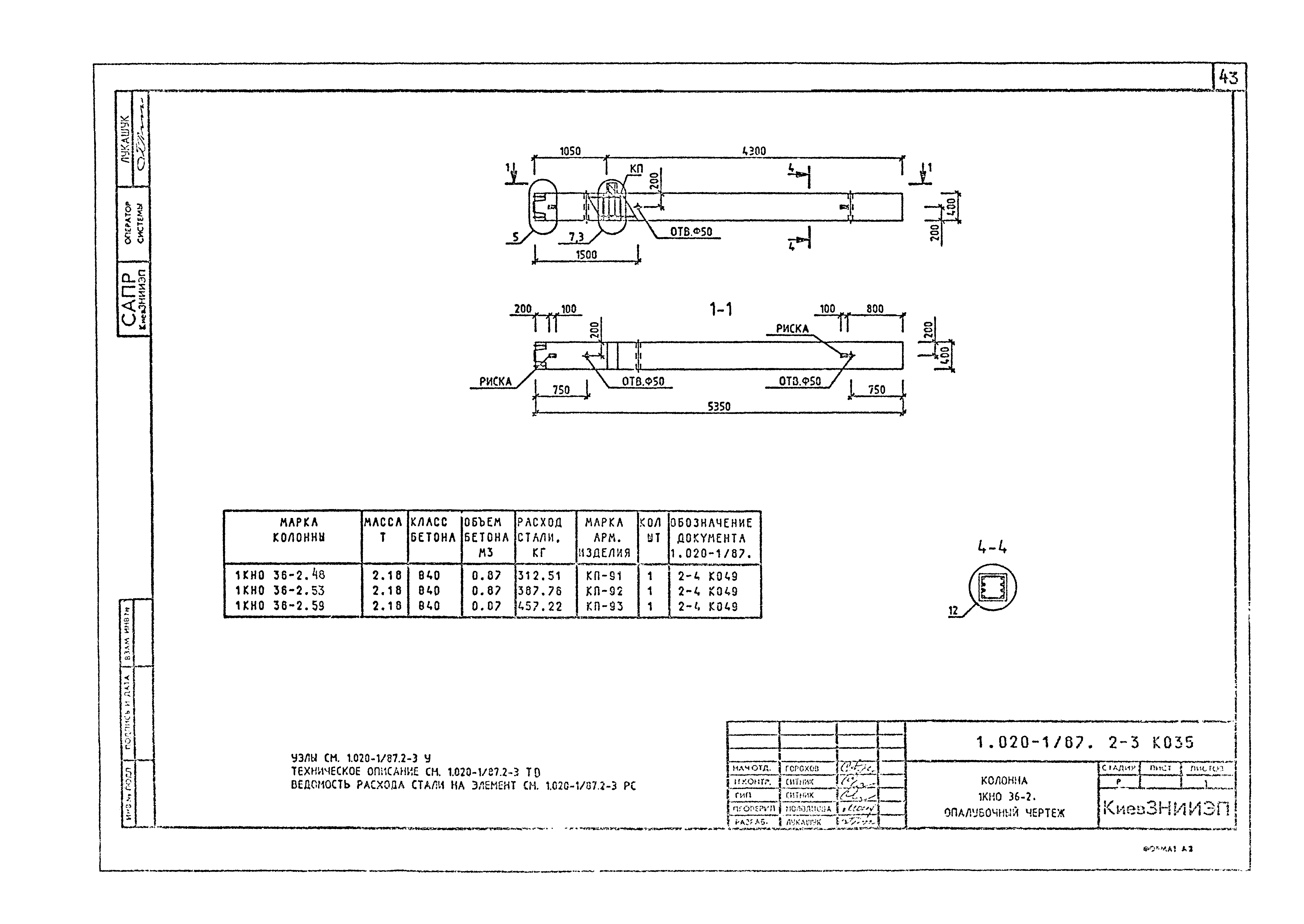 Серия 1.020-1/87