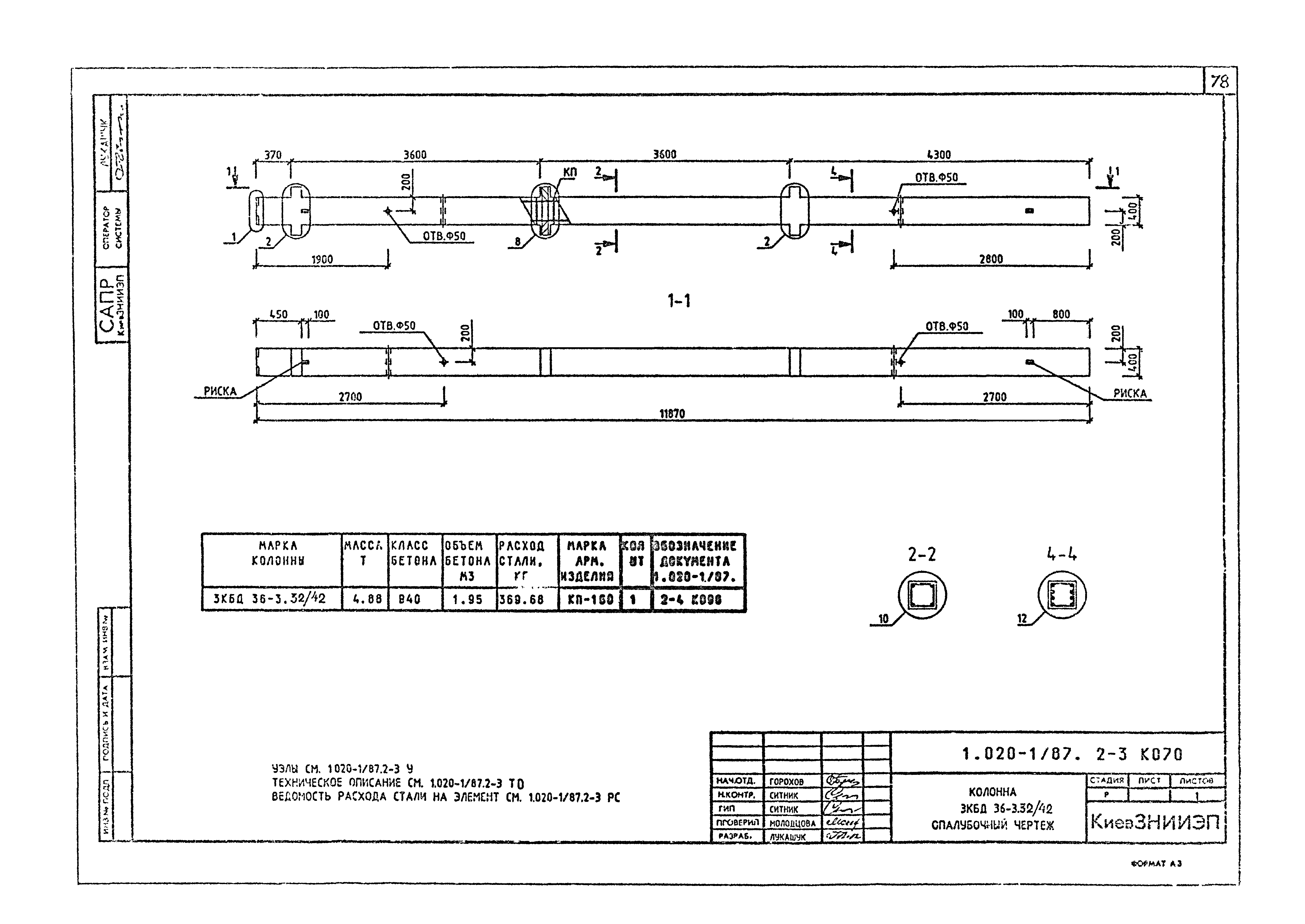 Серия 1.020-1/87