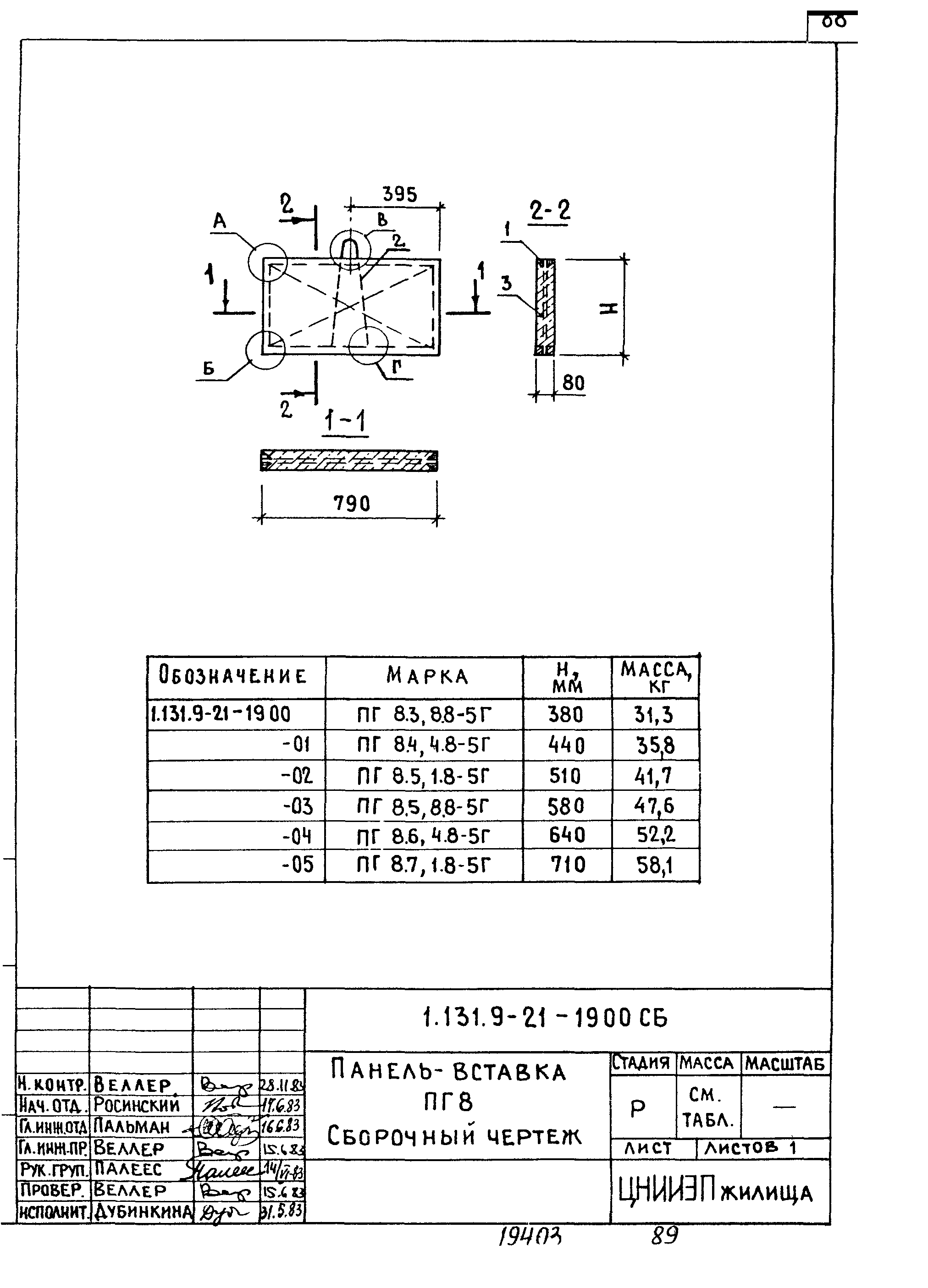 Серия 1.131.9-21
