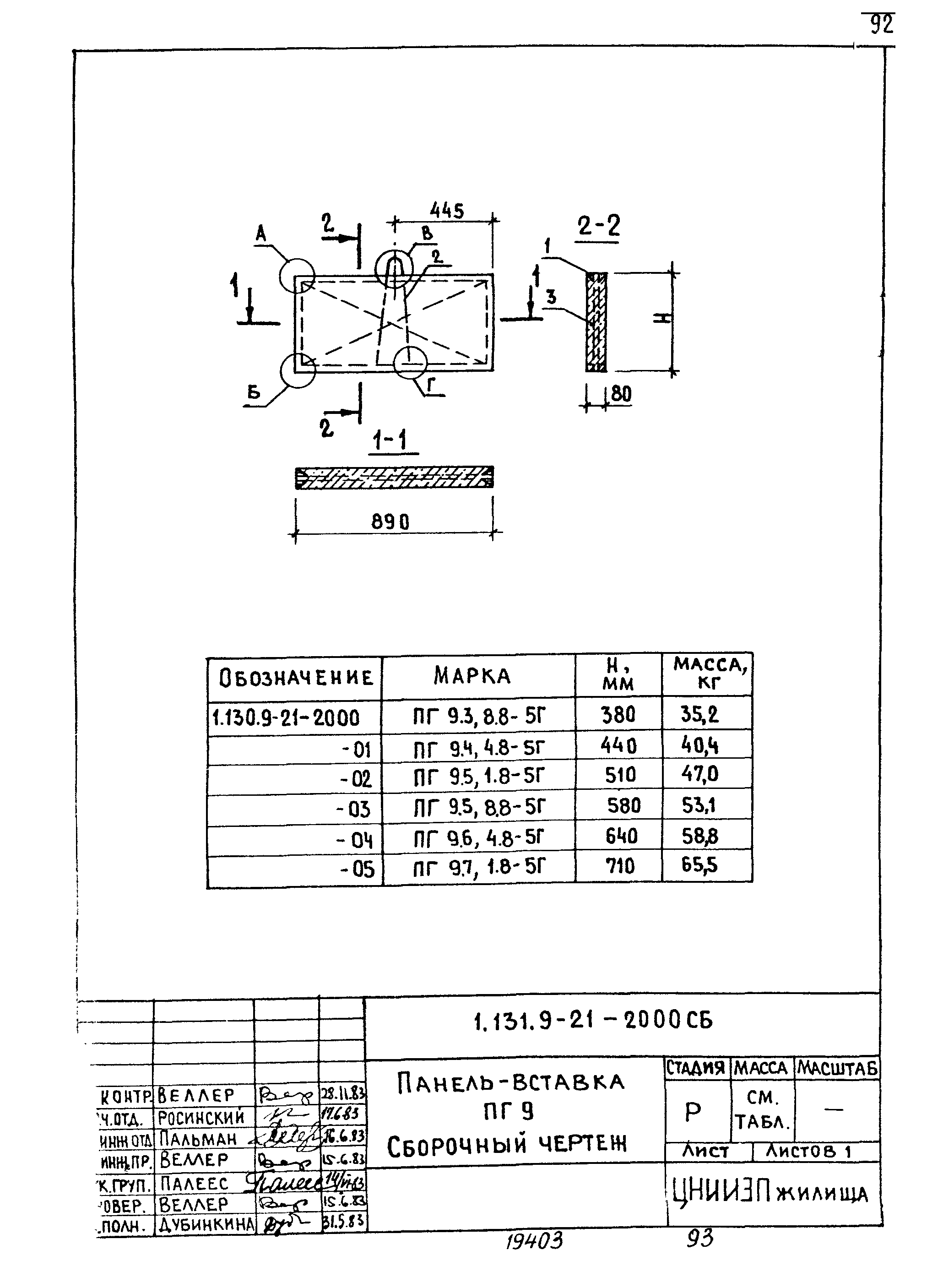 Серия 1.131.9-21
