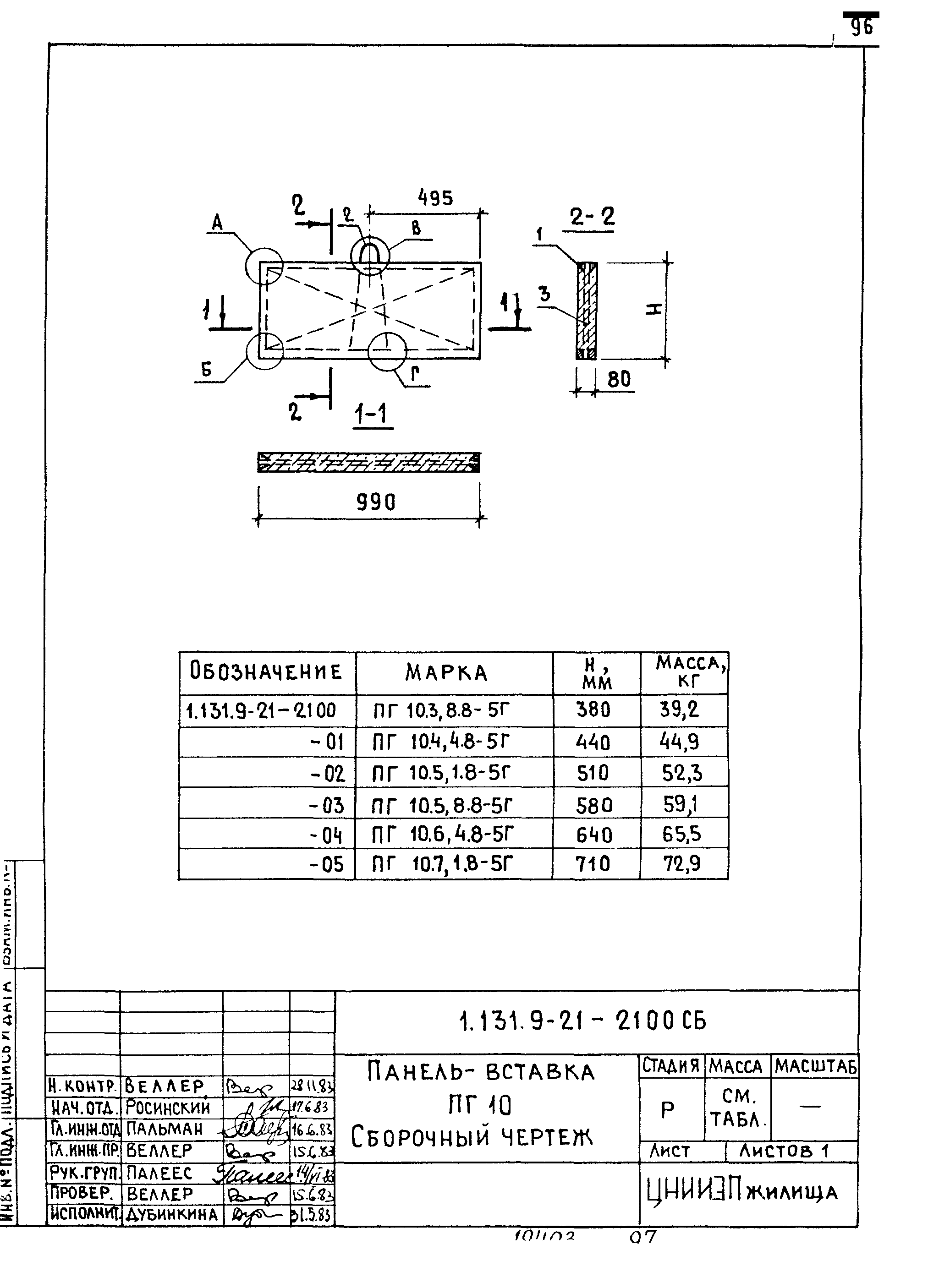 Серия 1.131.9-21