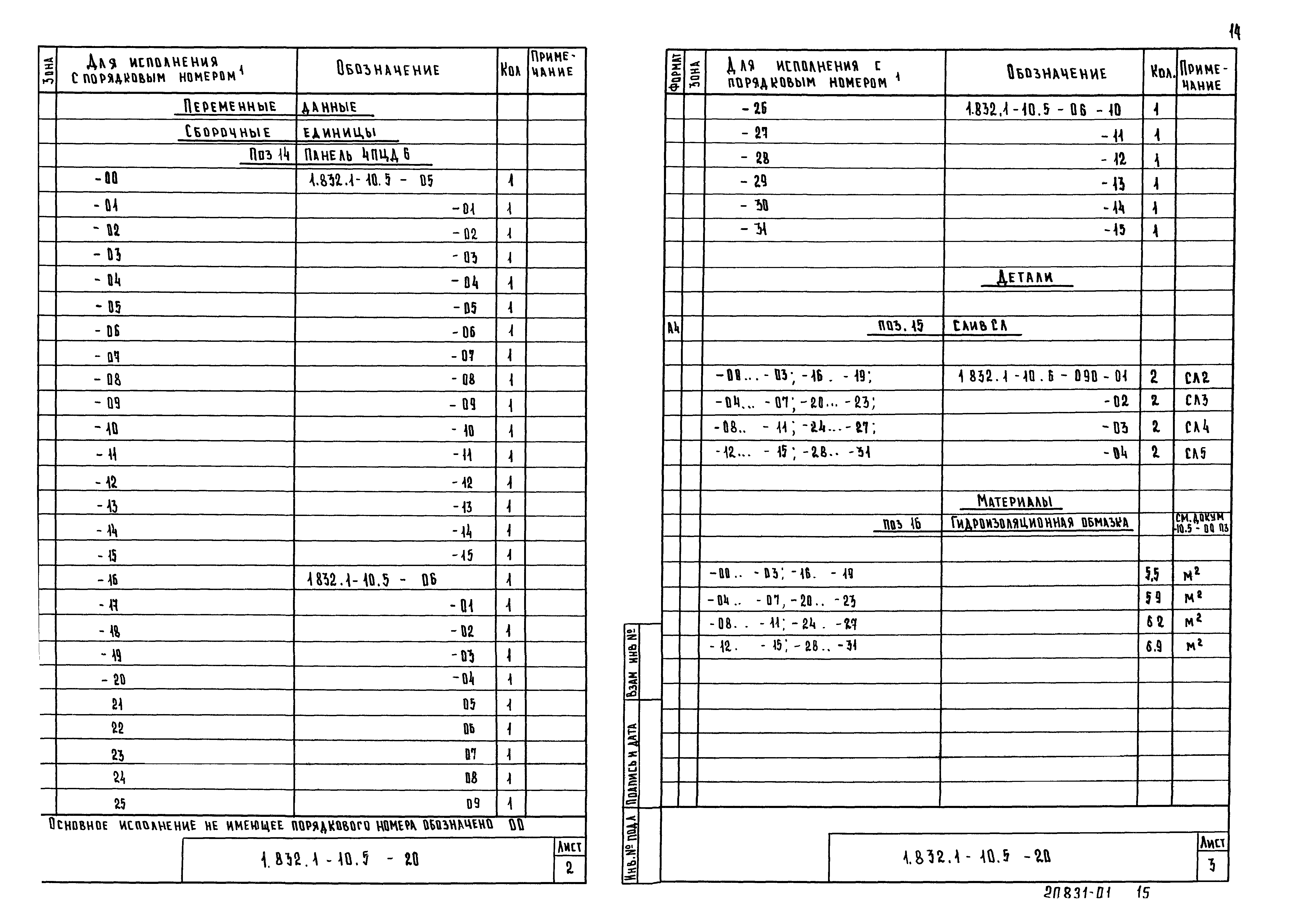 Серия 1.832.1-10