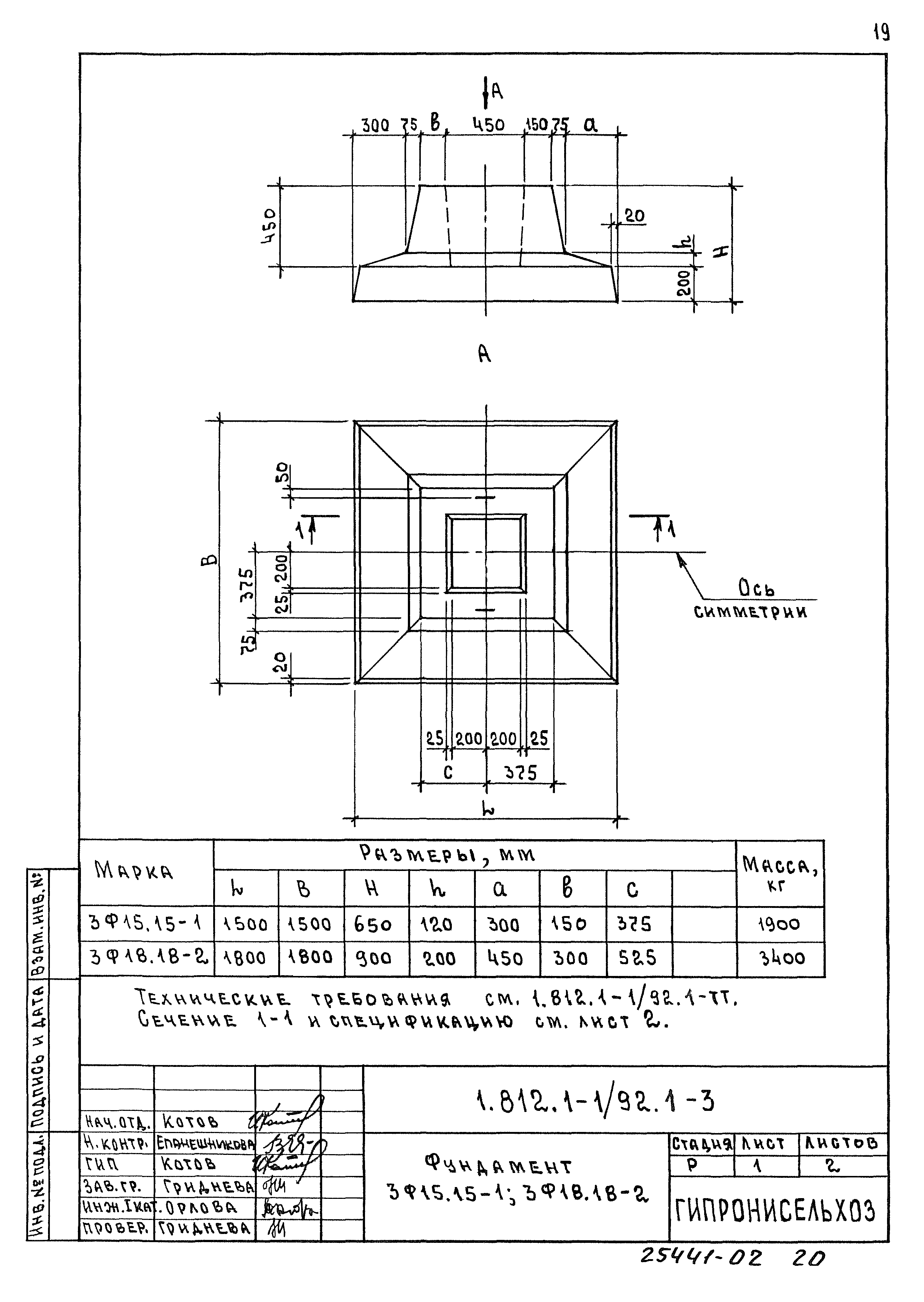 Серия 1.812.1-1/92