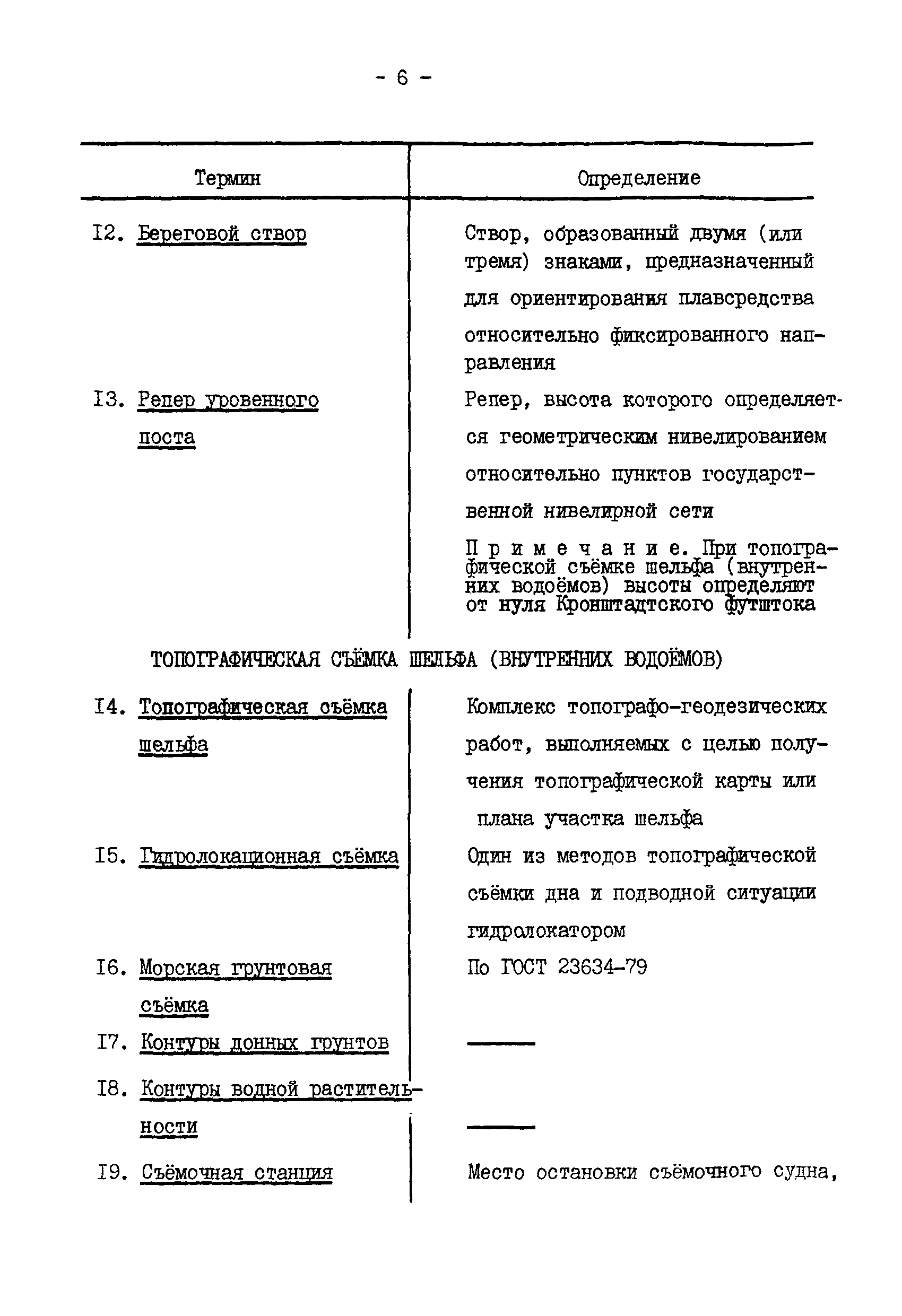 Скачать ГКИНП 11-140-81 Руководящий технический материал. Топографо-геодезические  работы на шельфе и внутренних водоемах. Термины и определения