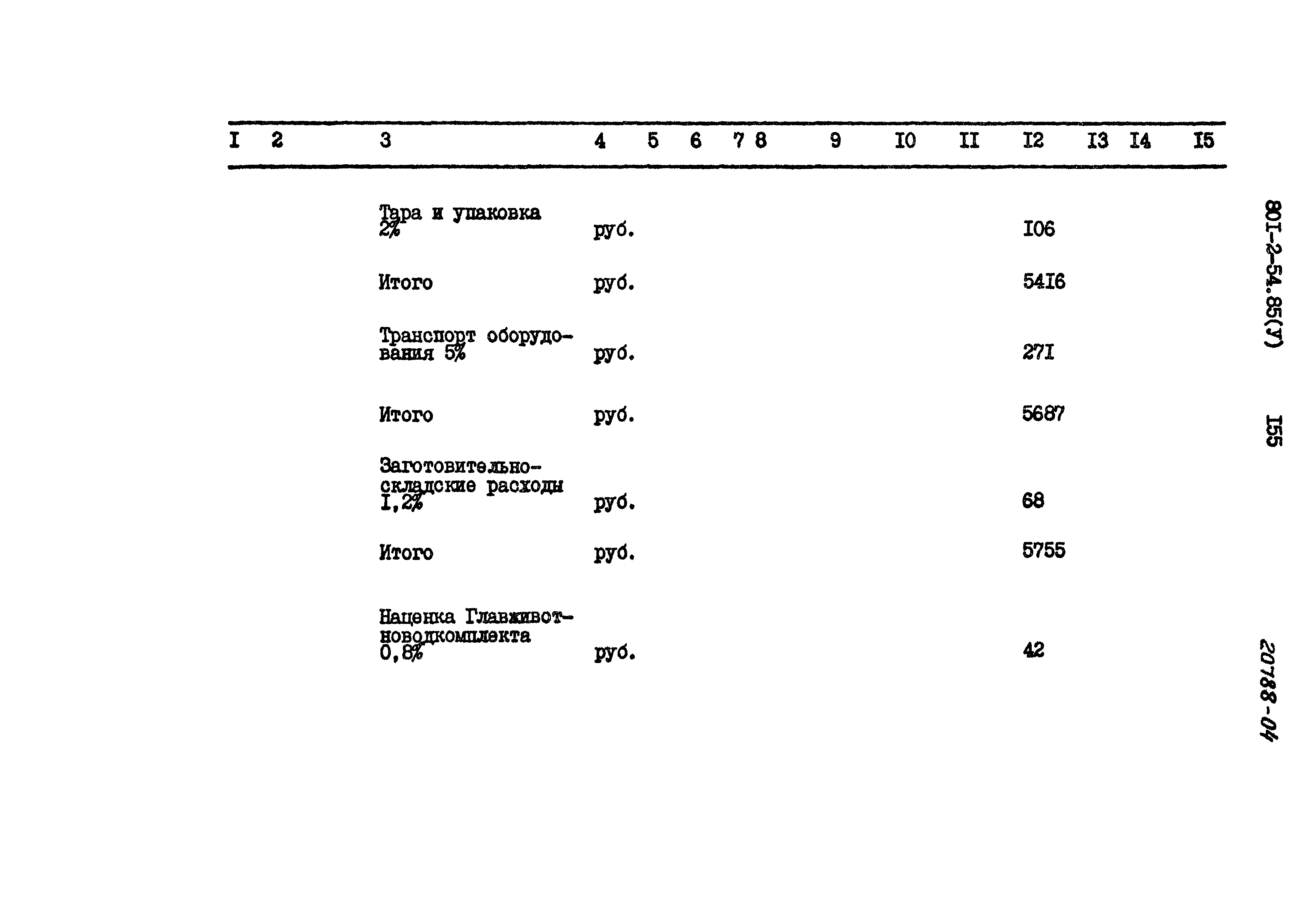 Типовой проект 801-2-54.85