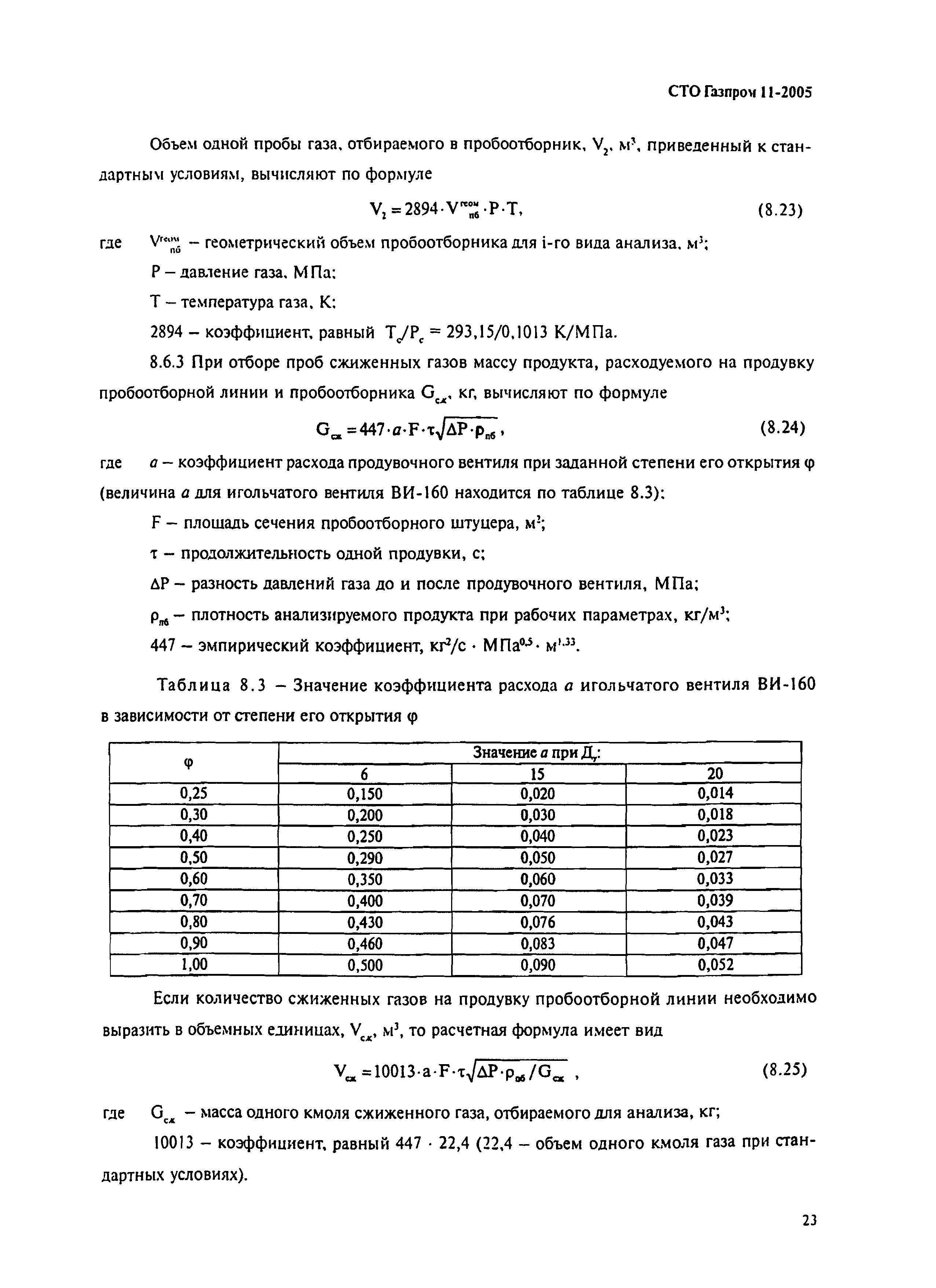 СТО Газпром 11-2005