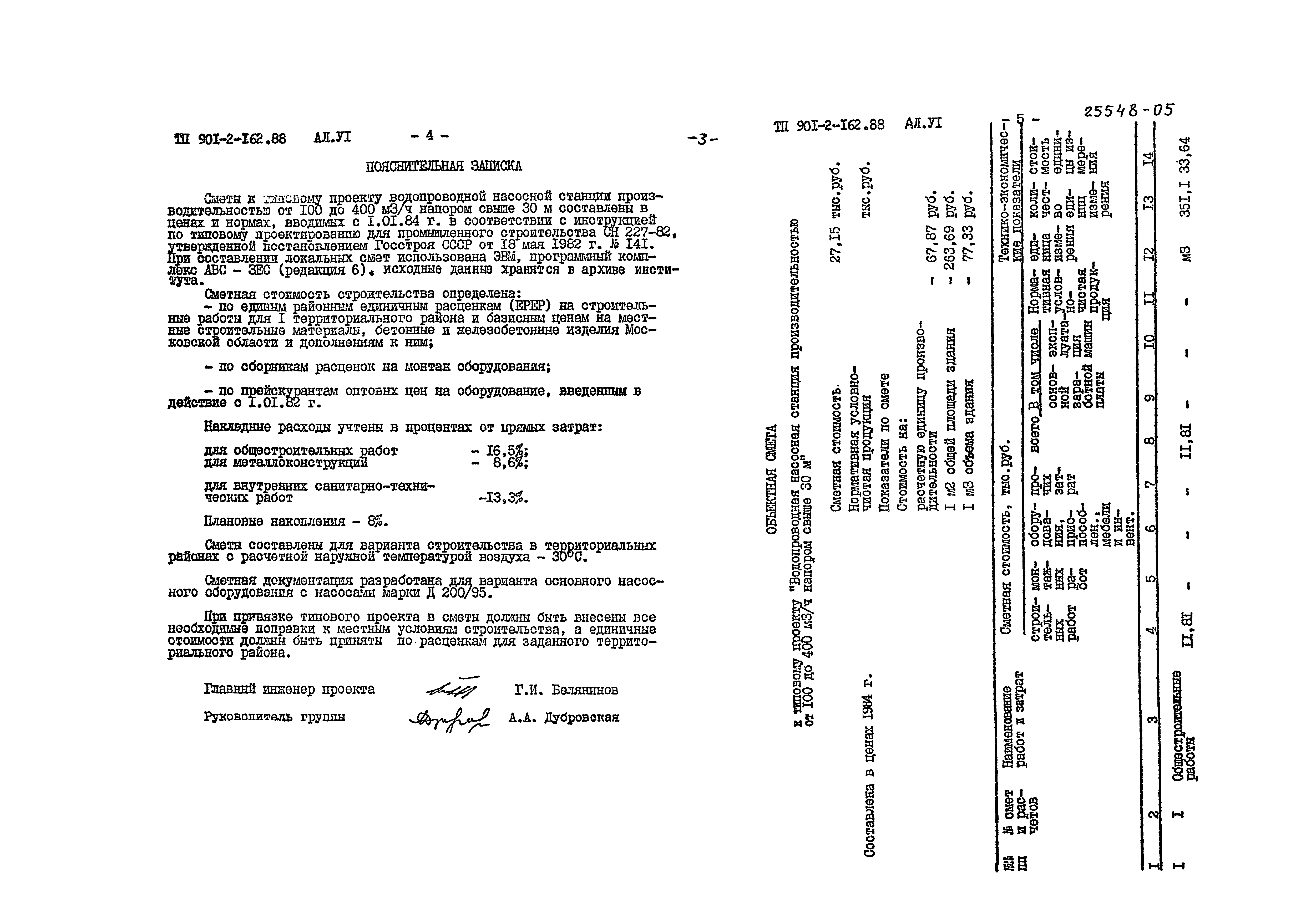 Типовой проект 901-2-162.88