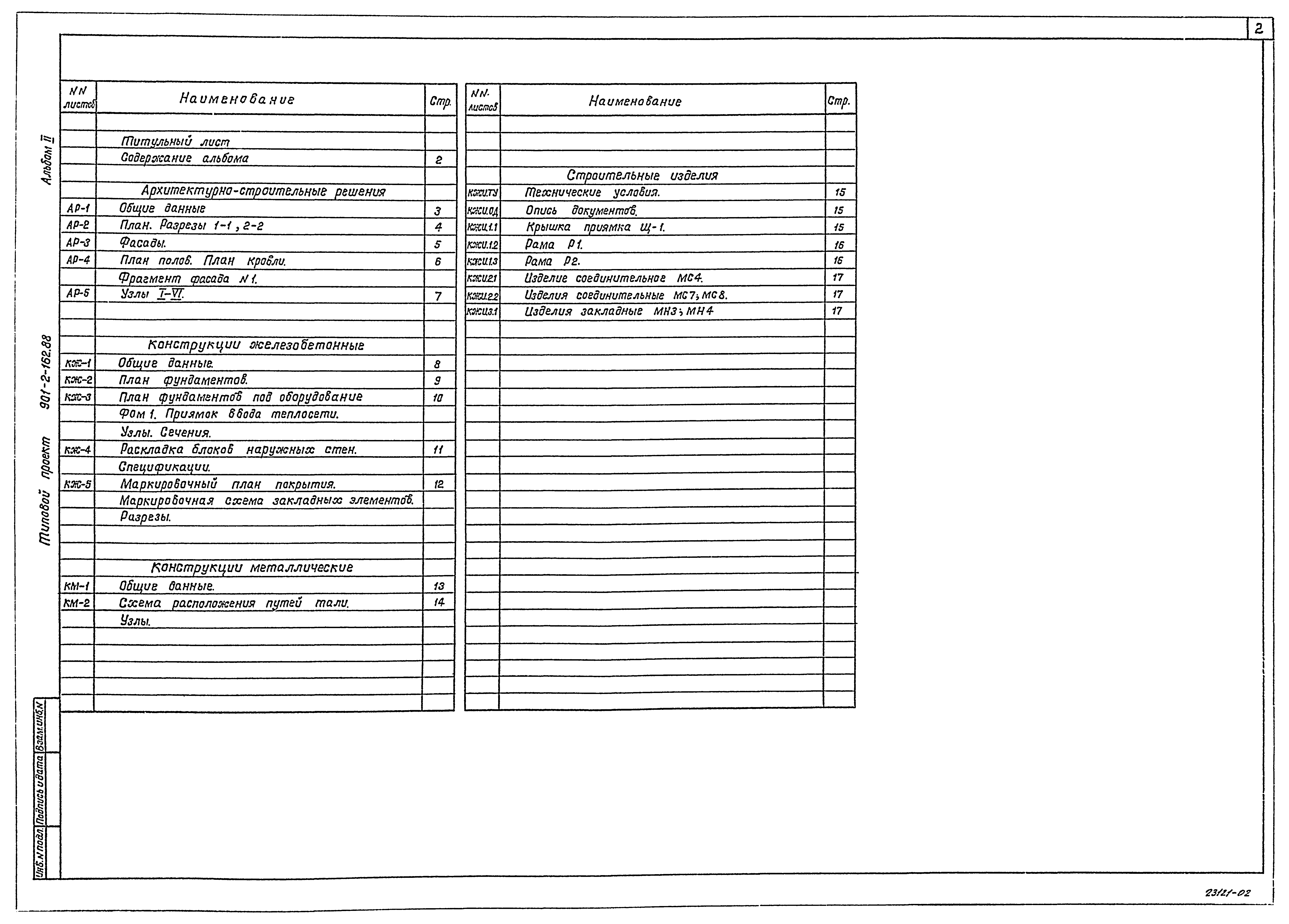 Типовой проект 901-2-162.88