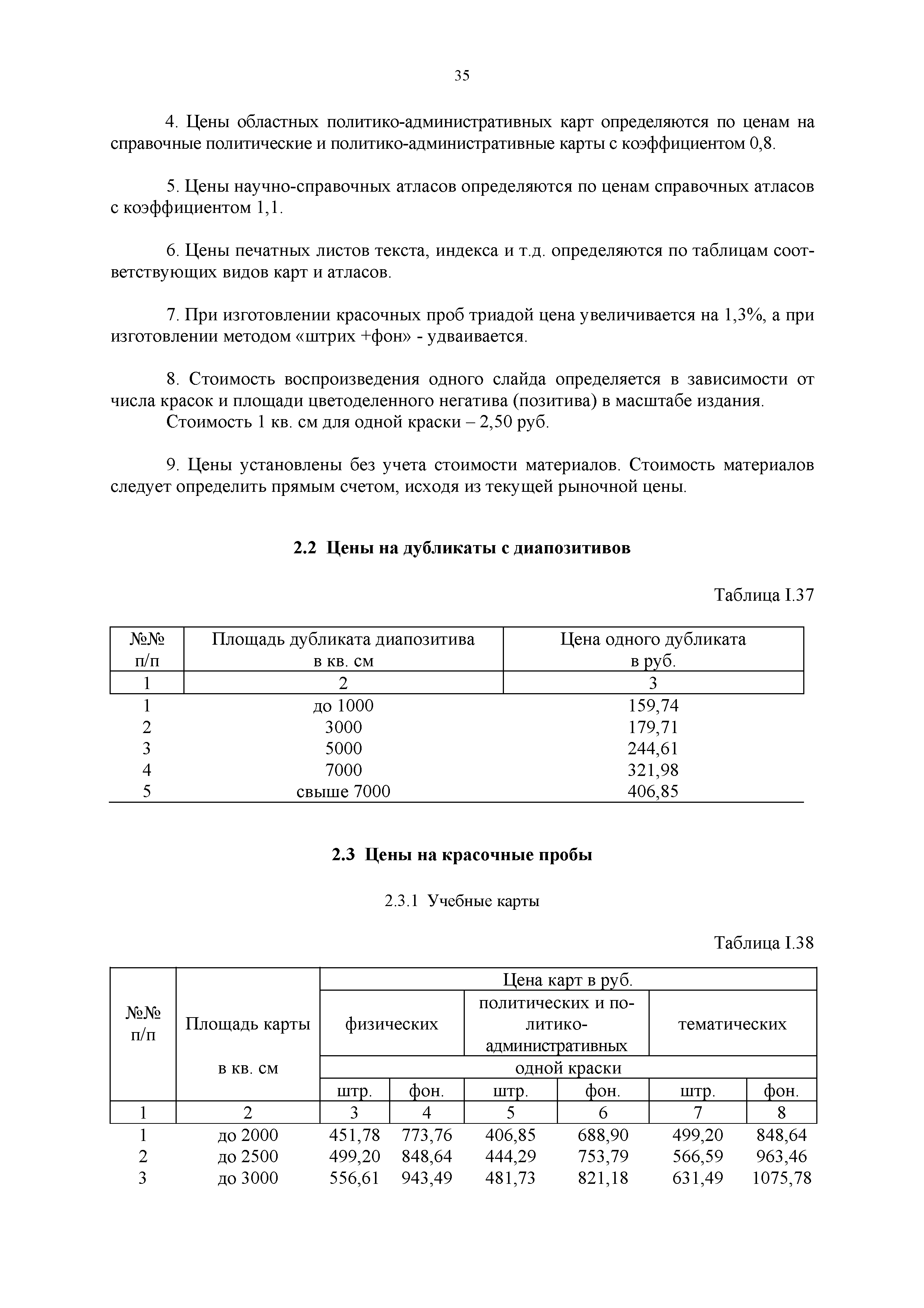 Прейскурант 57-09-2002