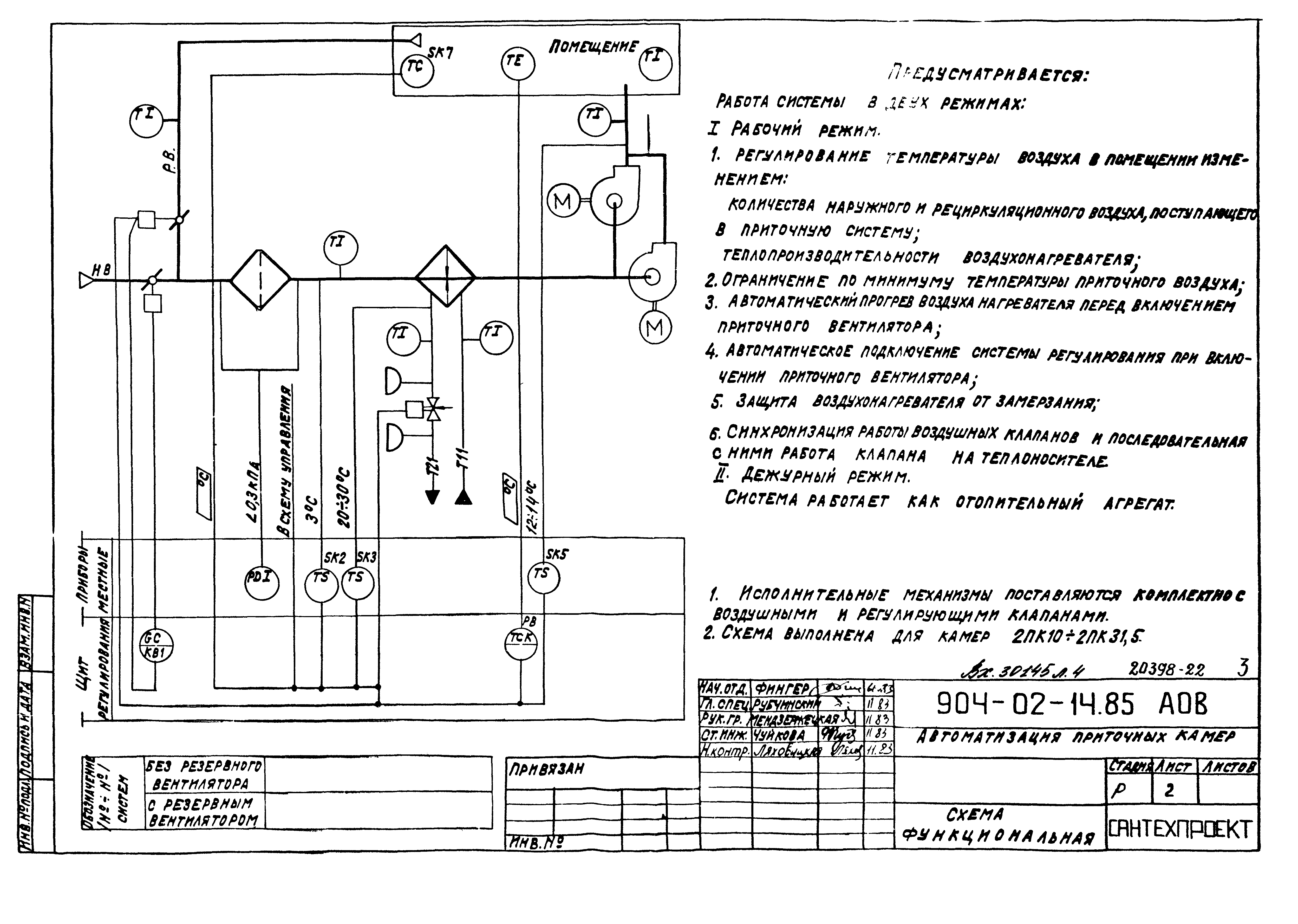 Типовые проектные решения 904-02-14.85