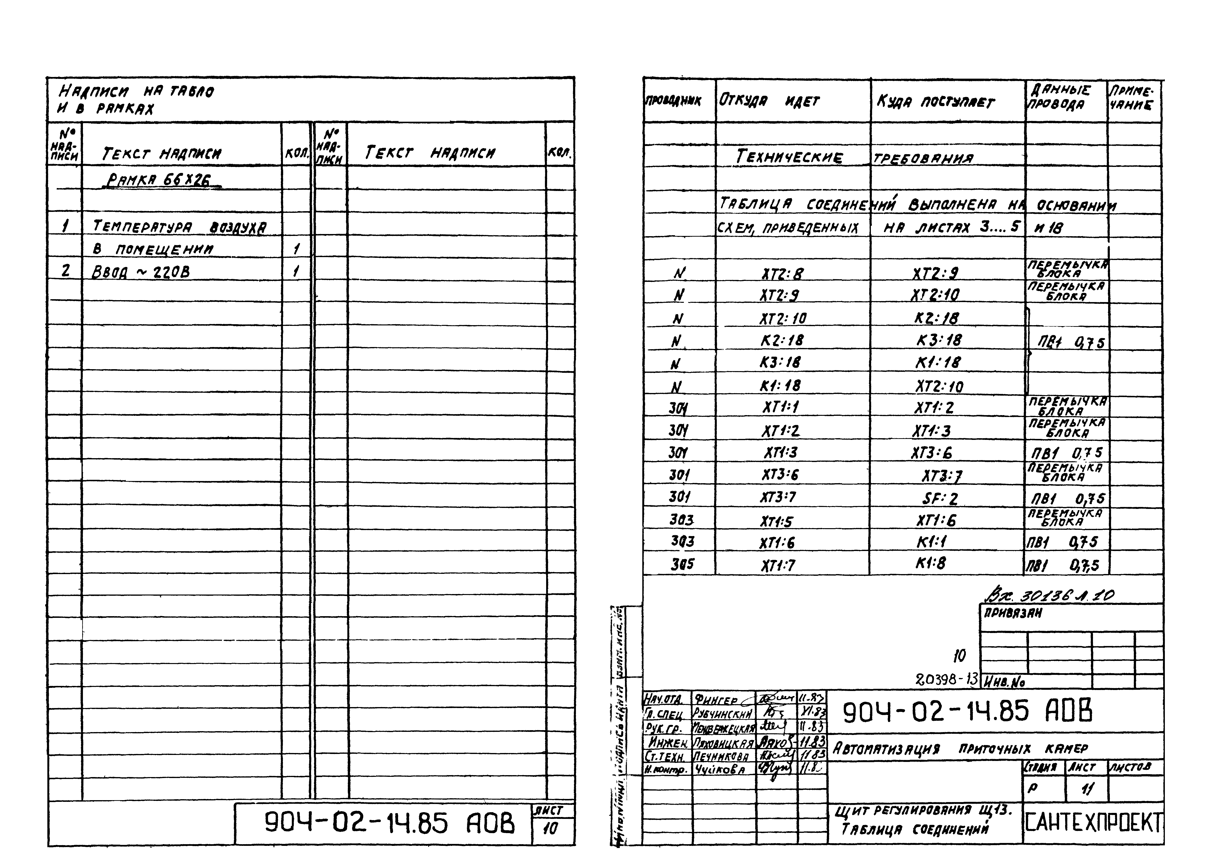 Типовые проектные решения 904-02-14.85
