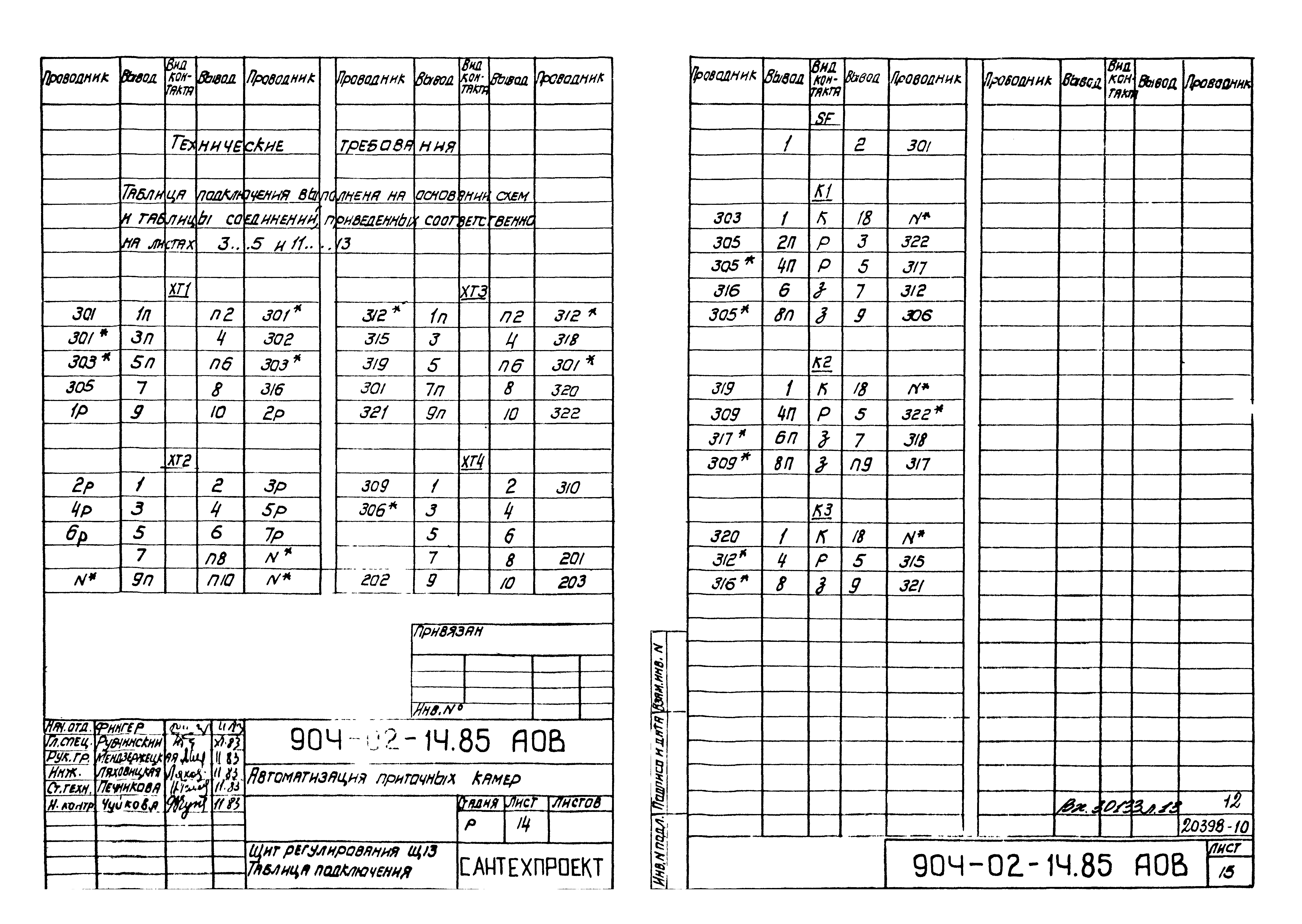 Типовые проектные решения 904-02-14.85