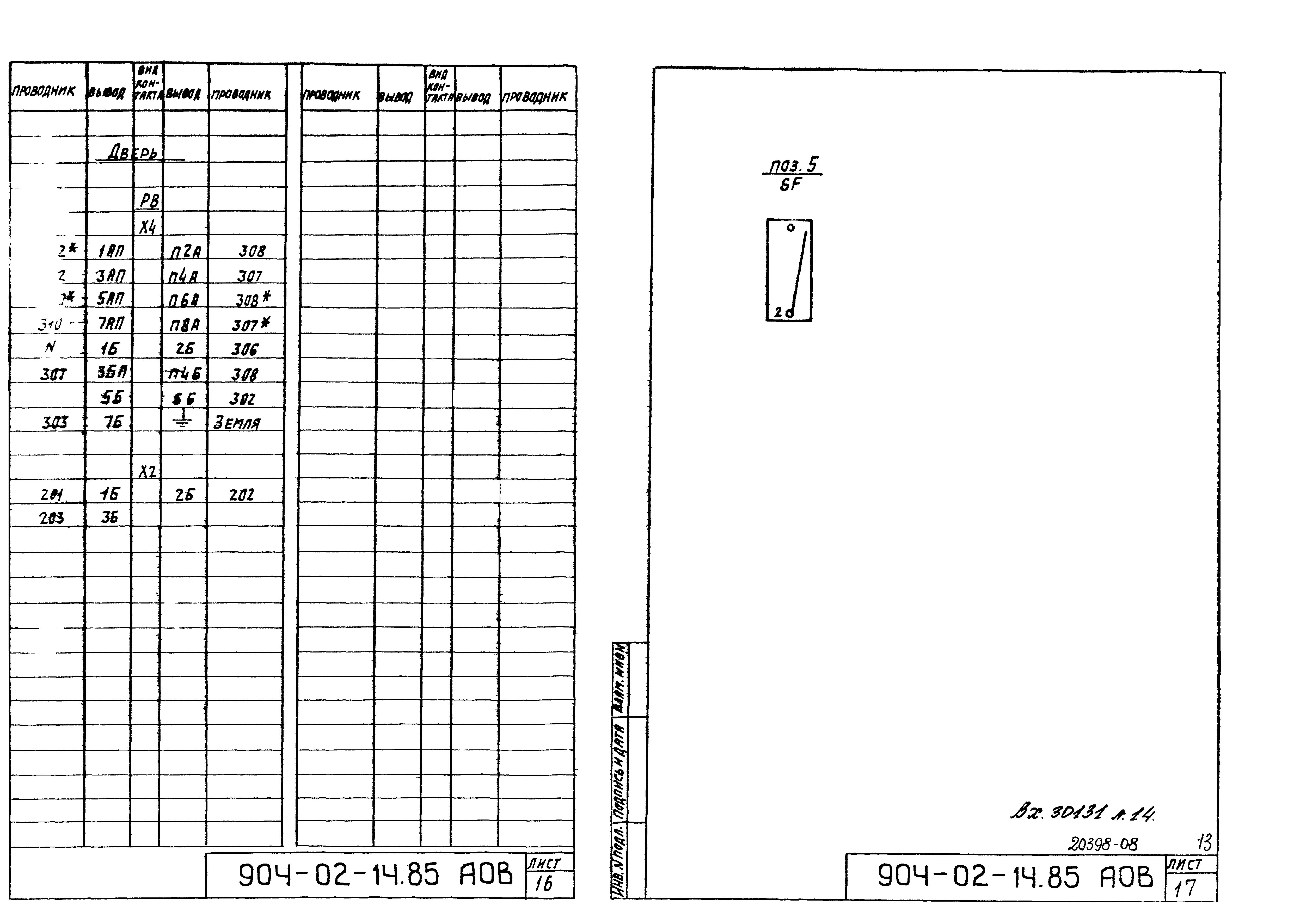 Типовые проектные решения 904-02-14.85