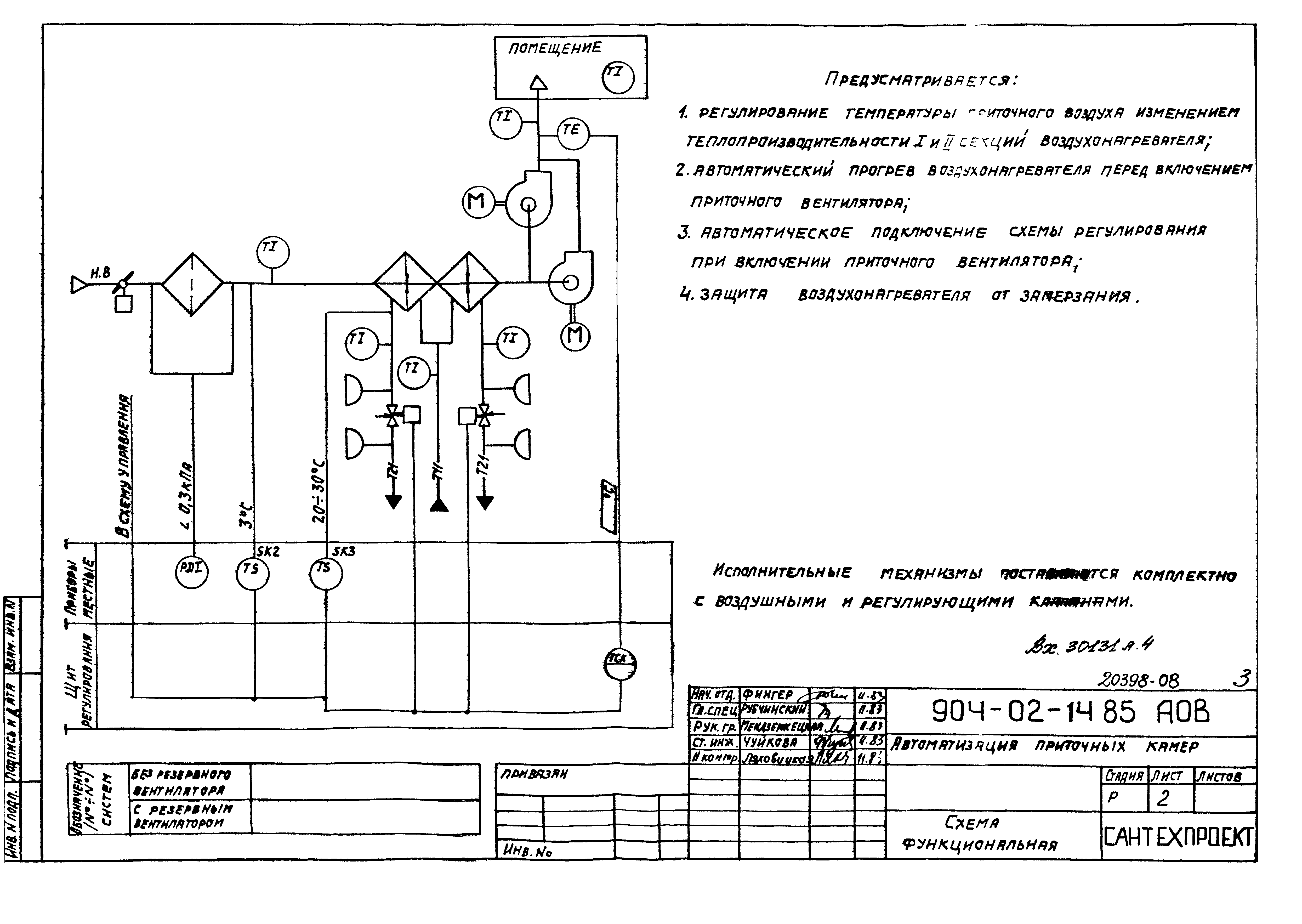 Типовые проектные решения 904-02-14.85