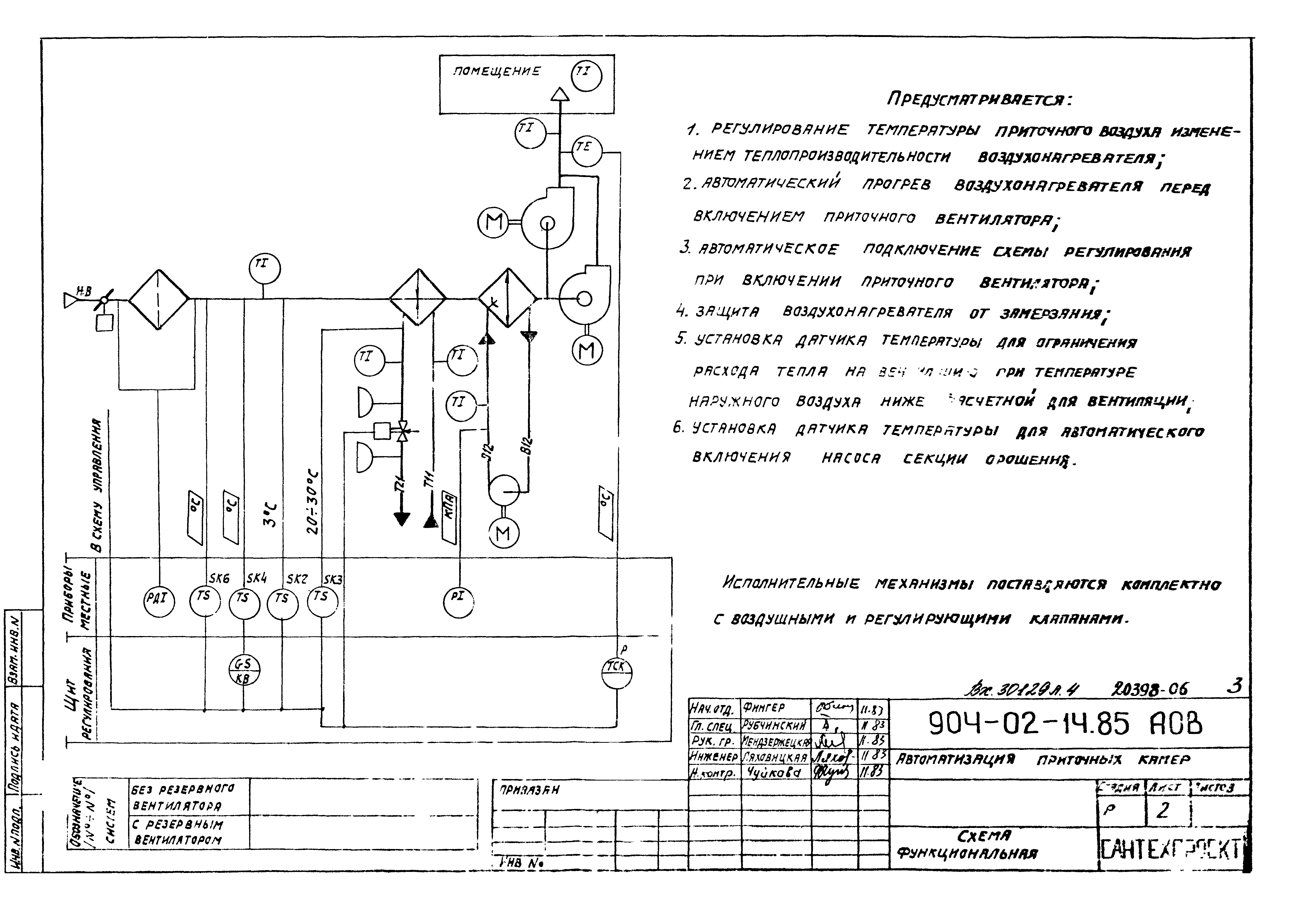 Типовые проектные решения 904-02-14.85