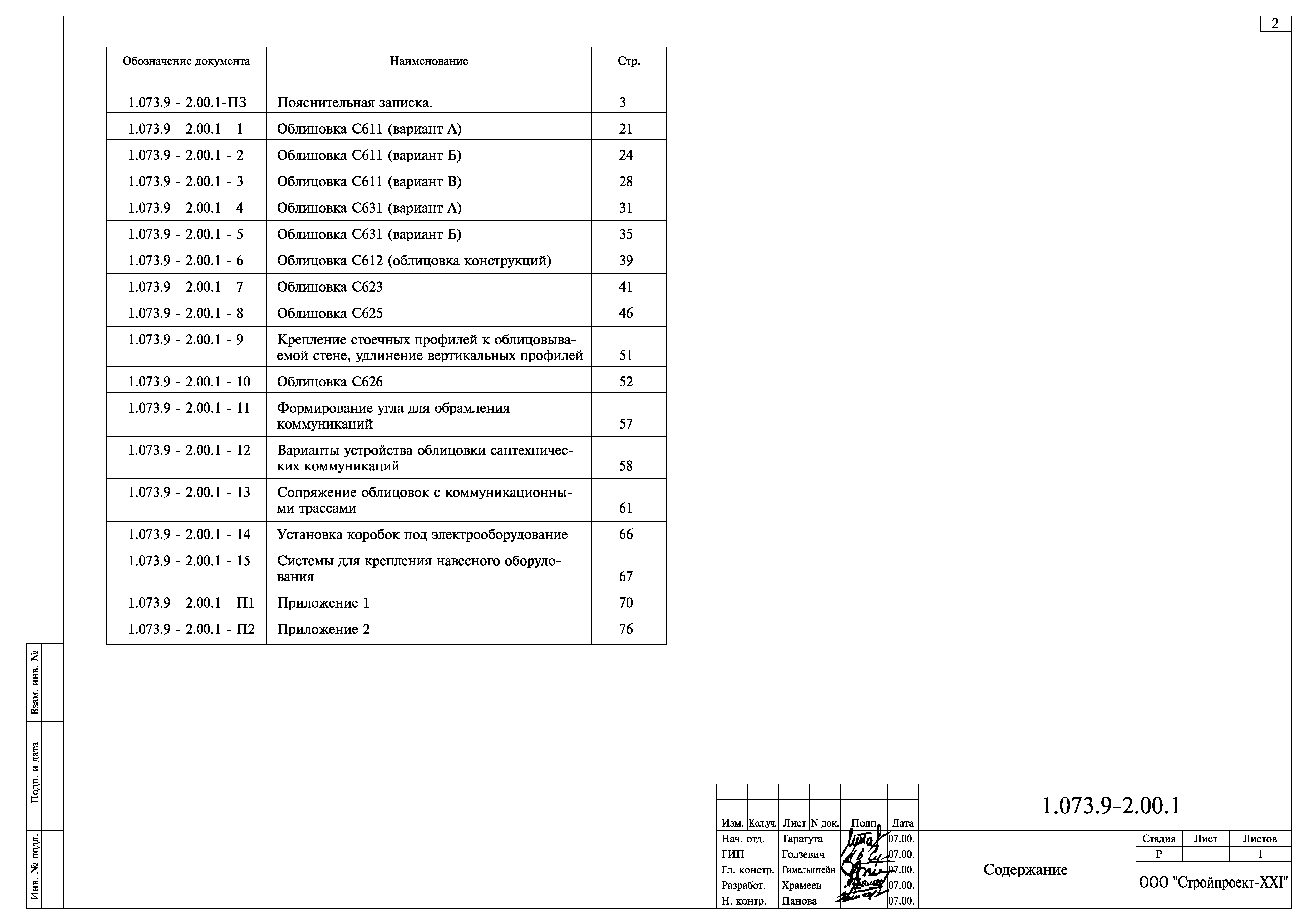 Серия 1.073.9-2.00