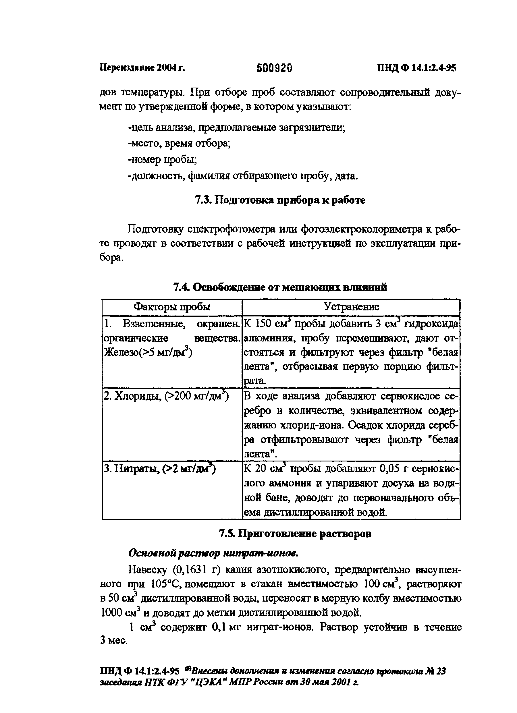 ПНД Ф 14.1:2.4-95