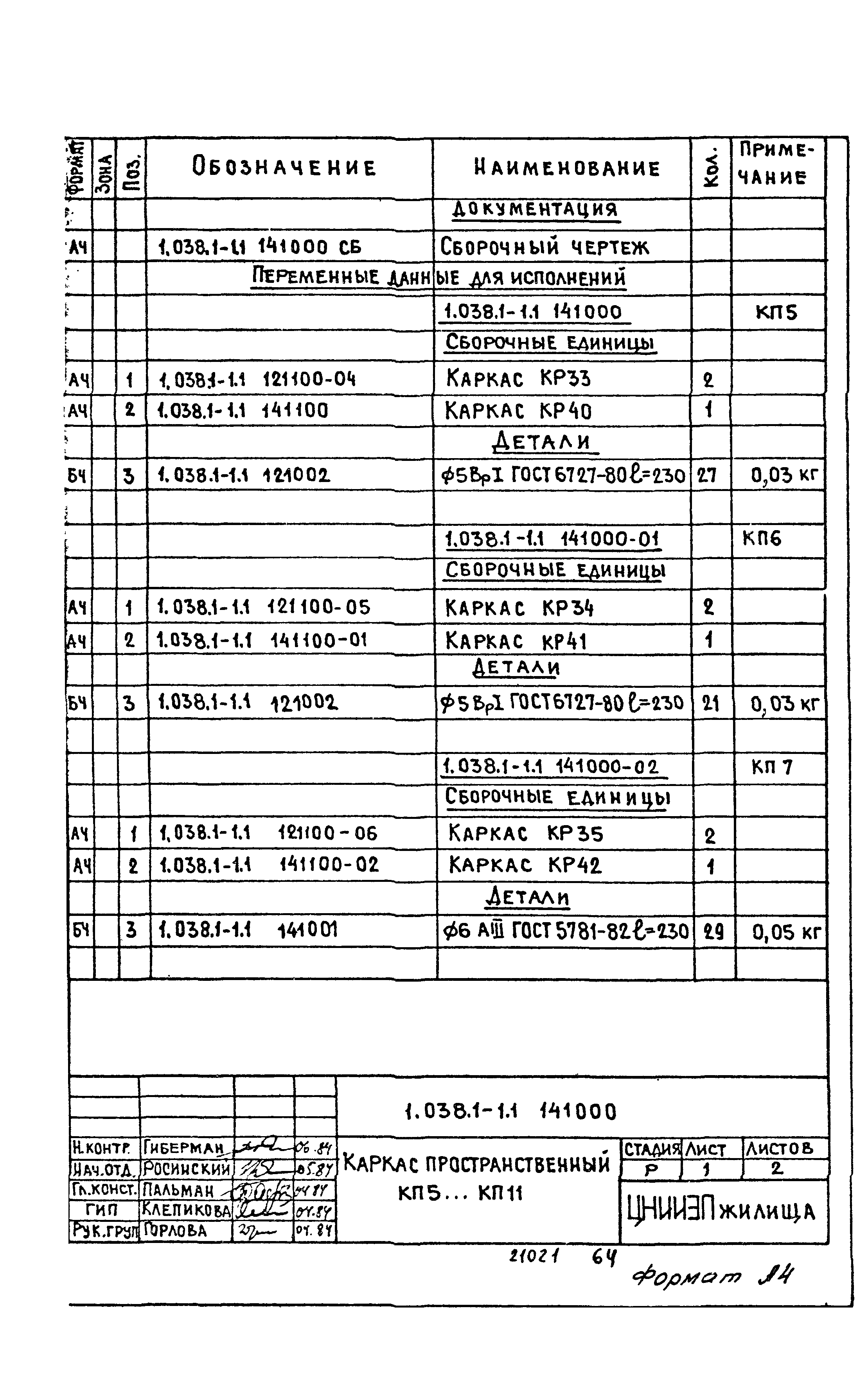 Серия 1.038.1-1