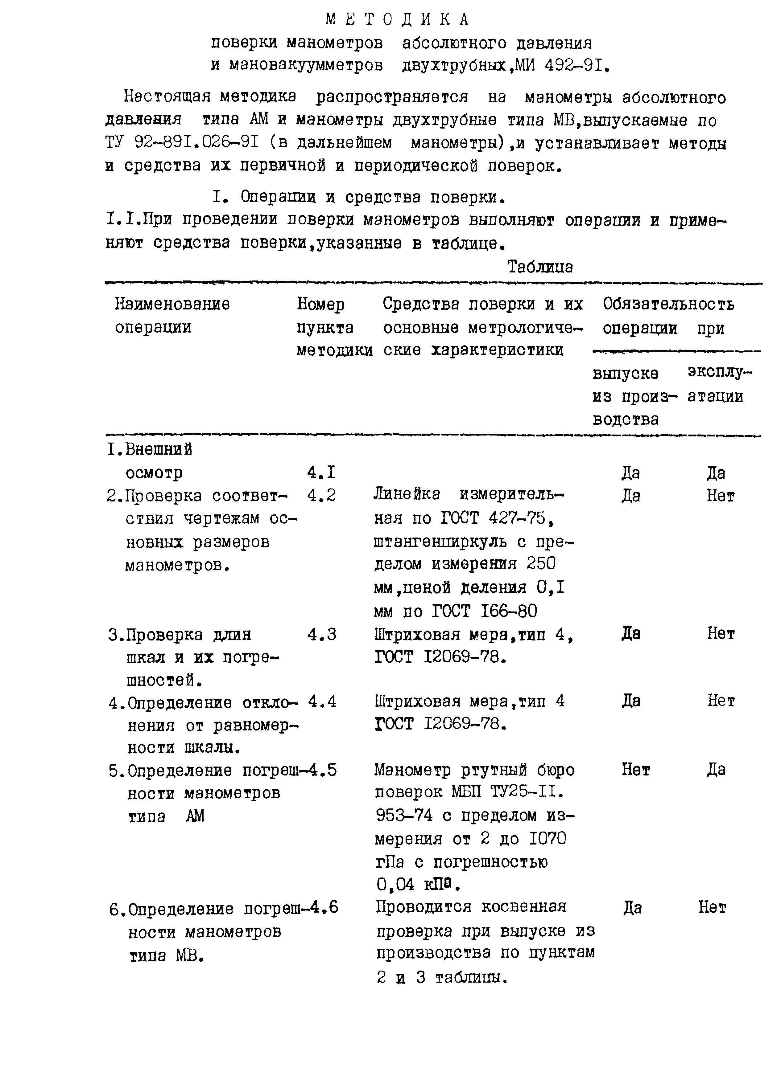 МИ 492-91