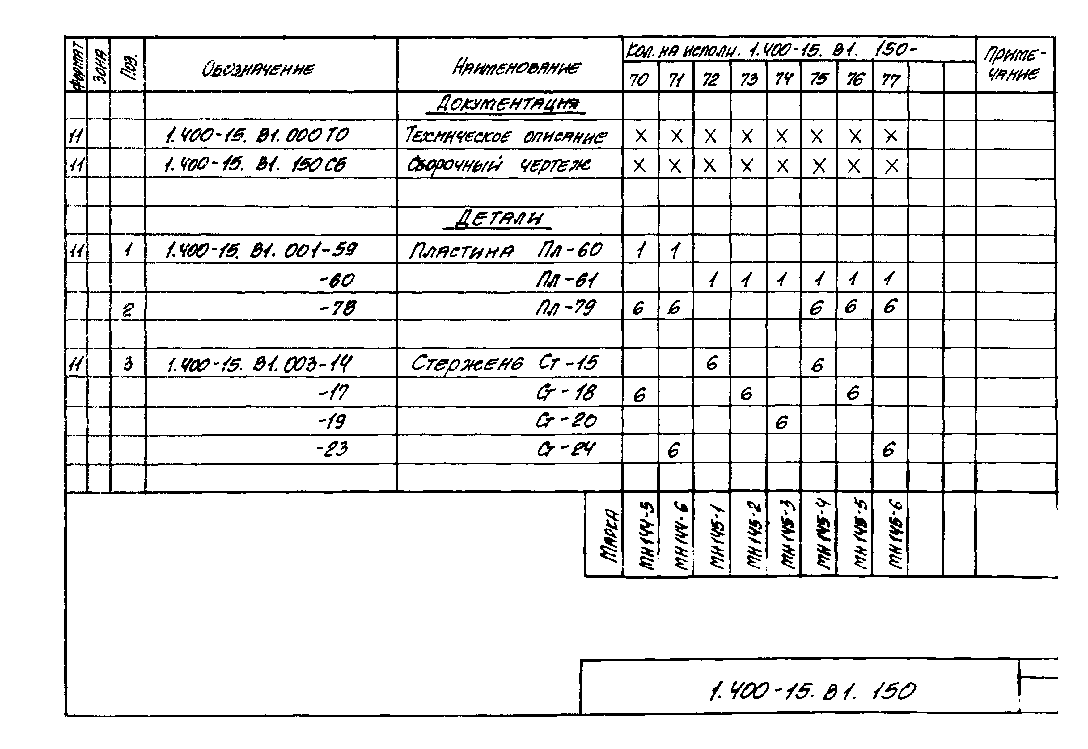 Закладная деталь мн 1 чертеж