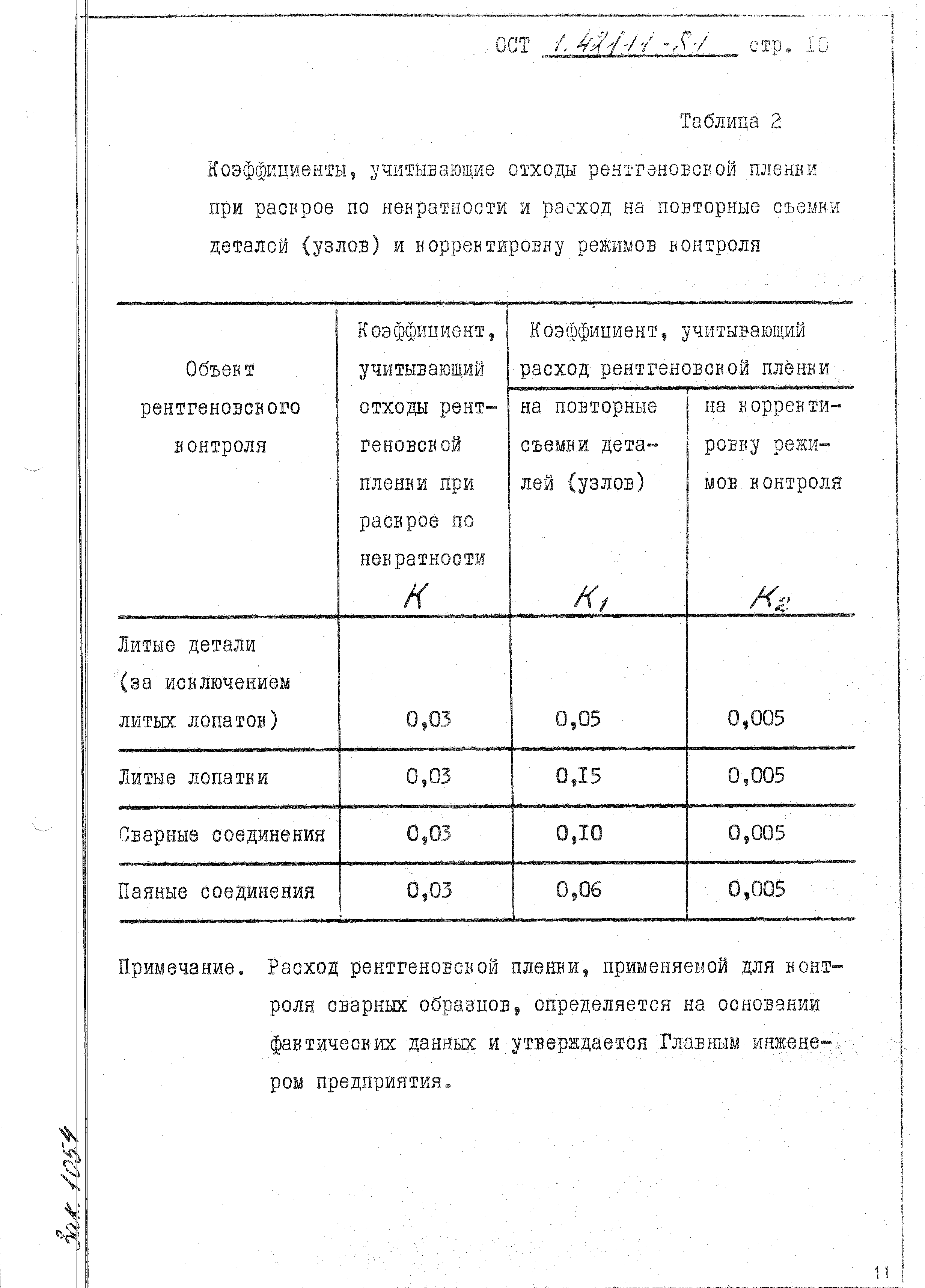 Индикатор качества изображения при радиографическом контроле