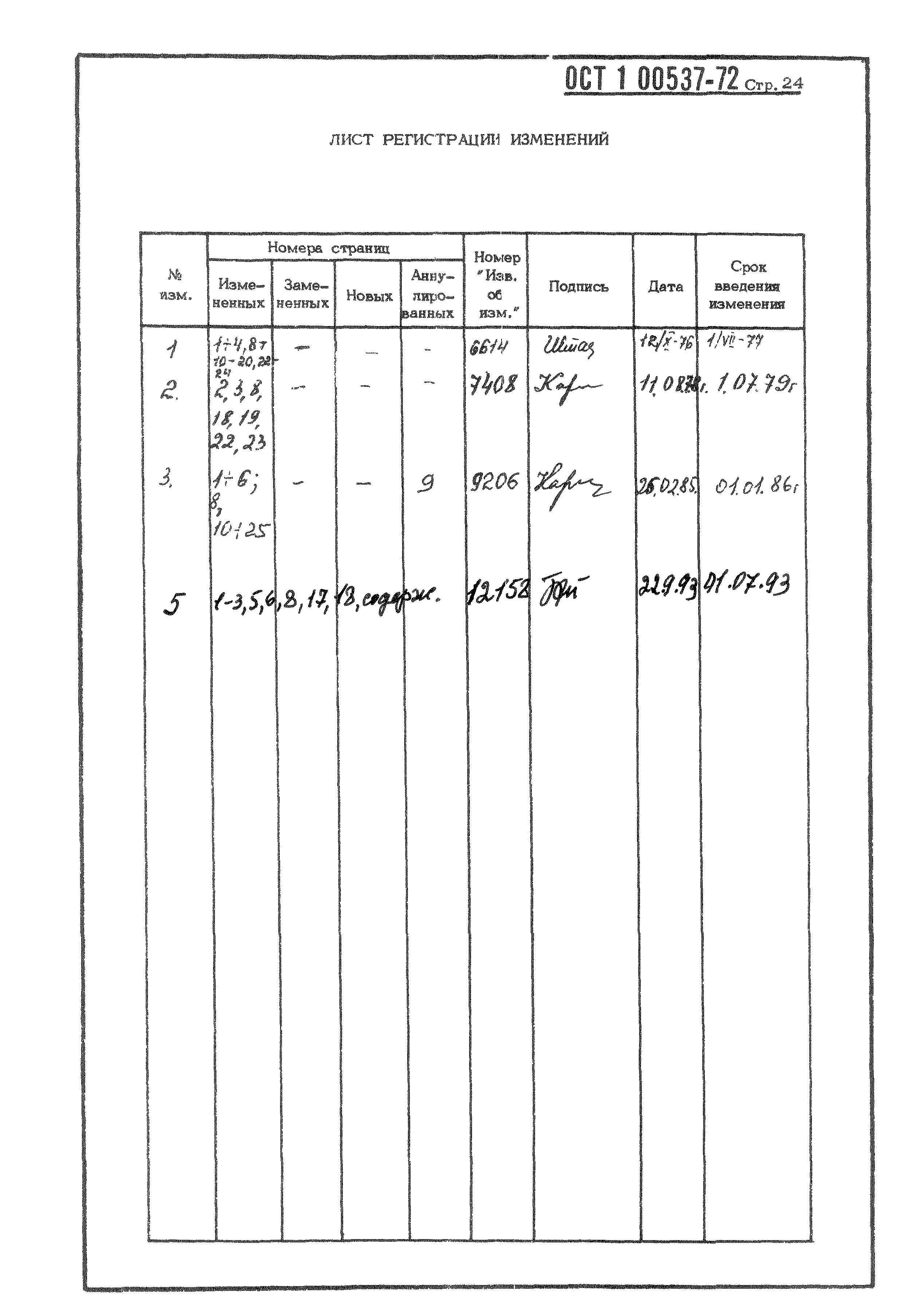 ОСТ 1 00537-72