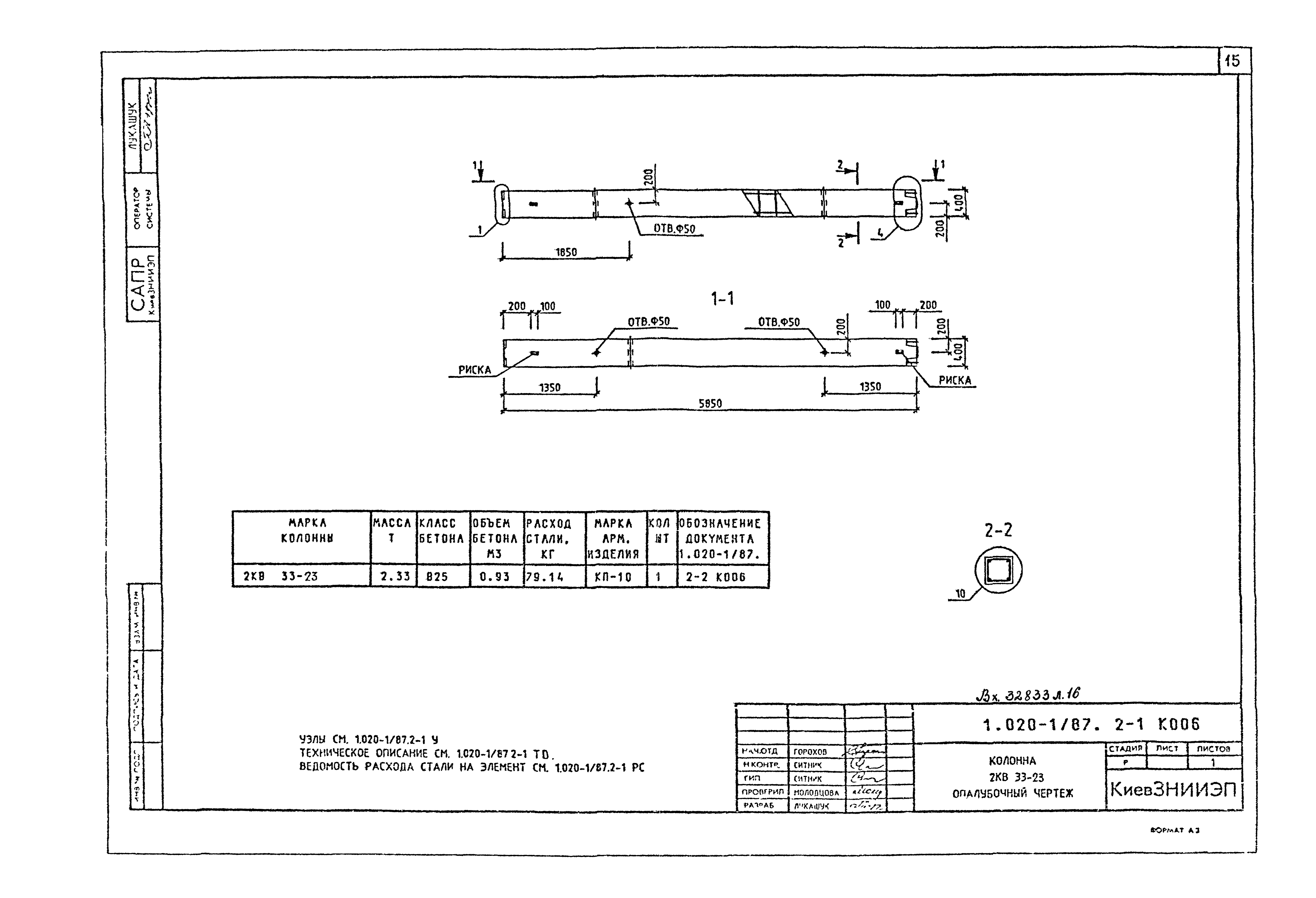 Серия 1.020-1/87