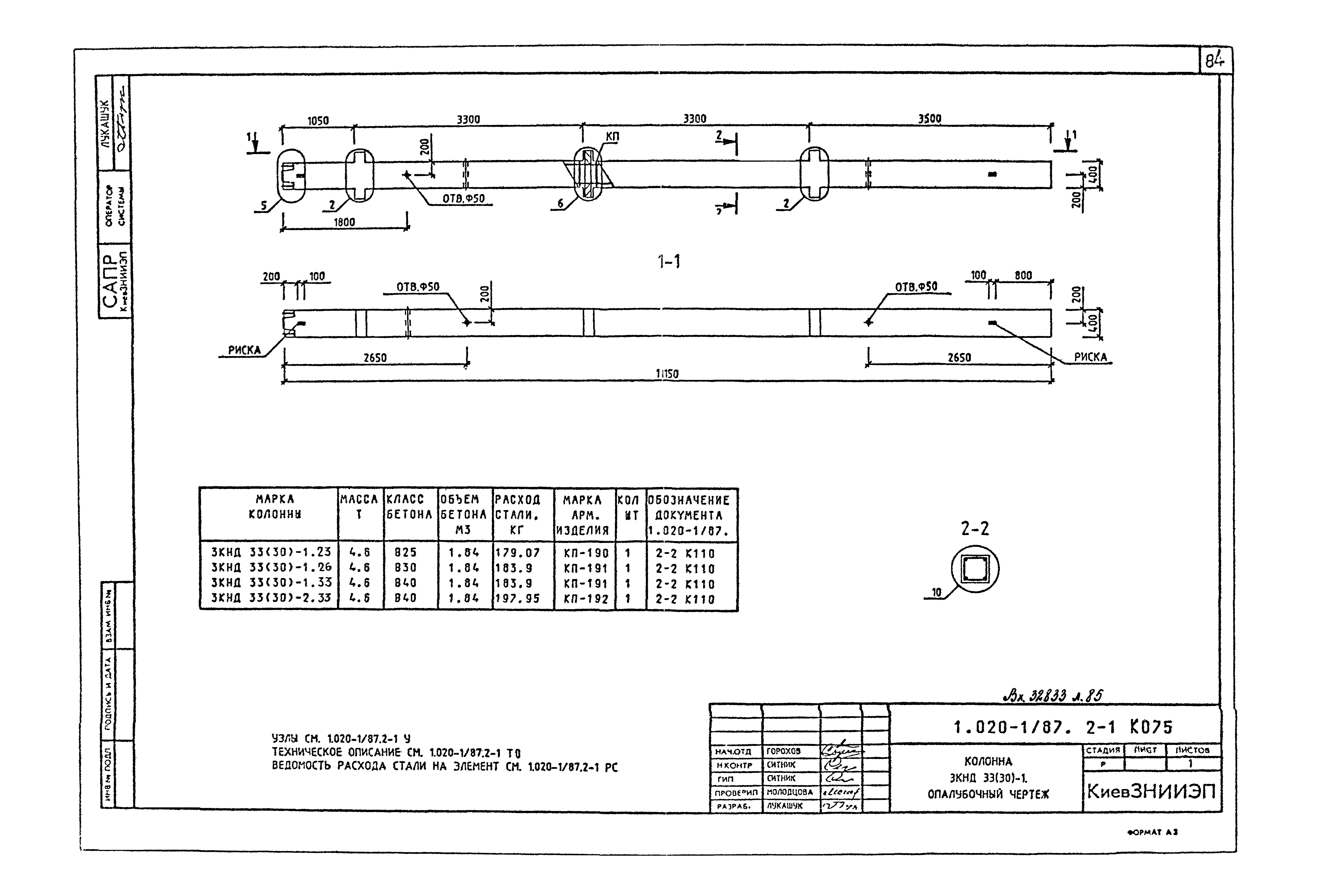 Серия 1.020-1/87