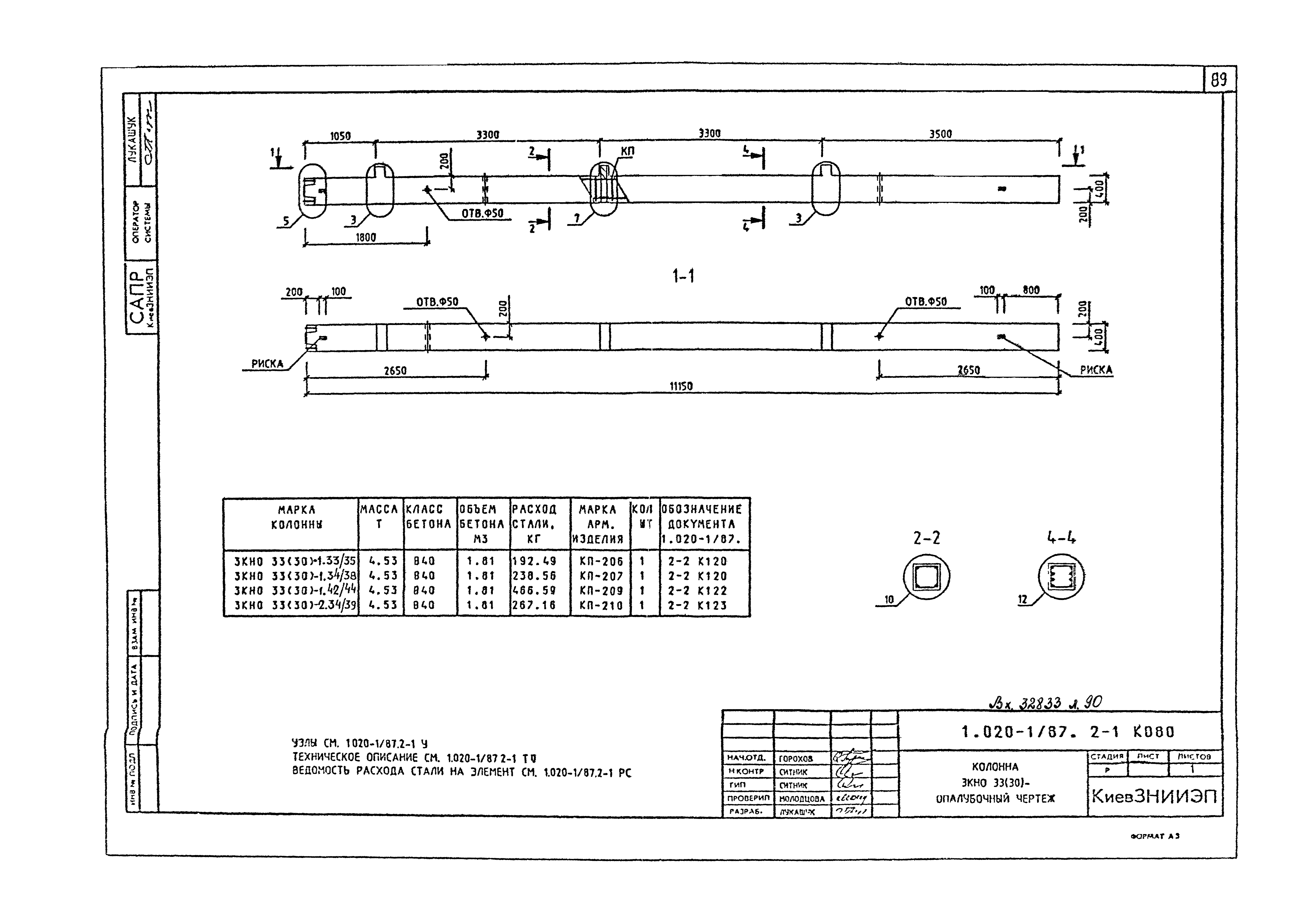 Серия 1.020-1/87