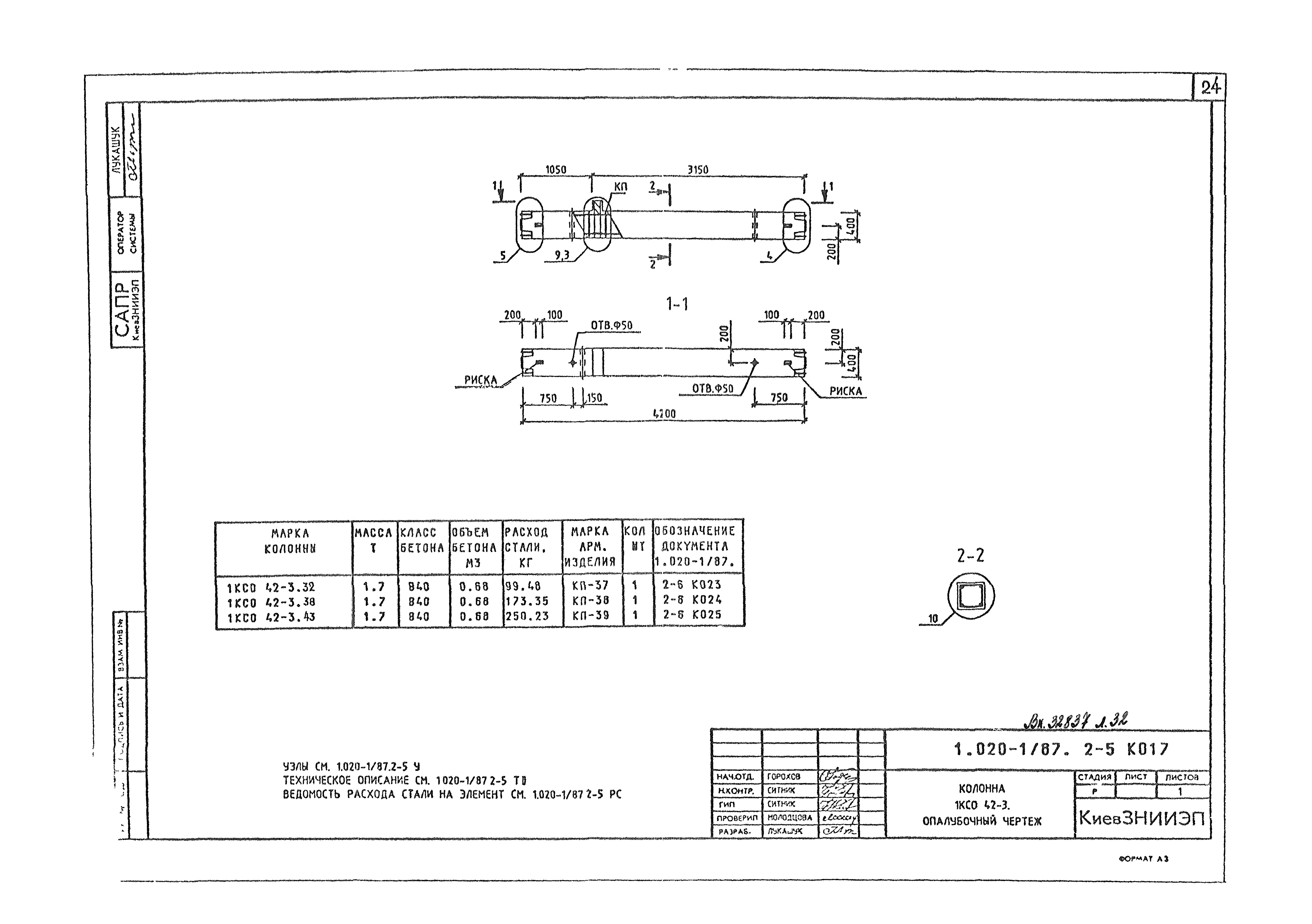 Серия 1.020-1/87