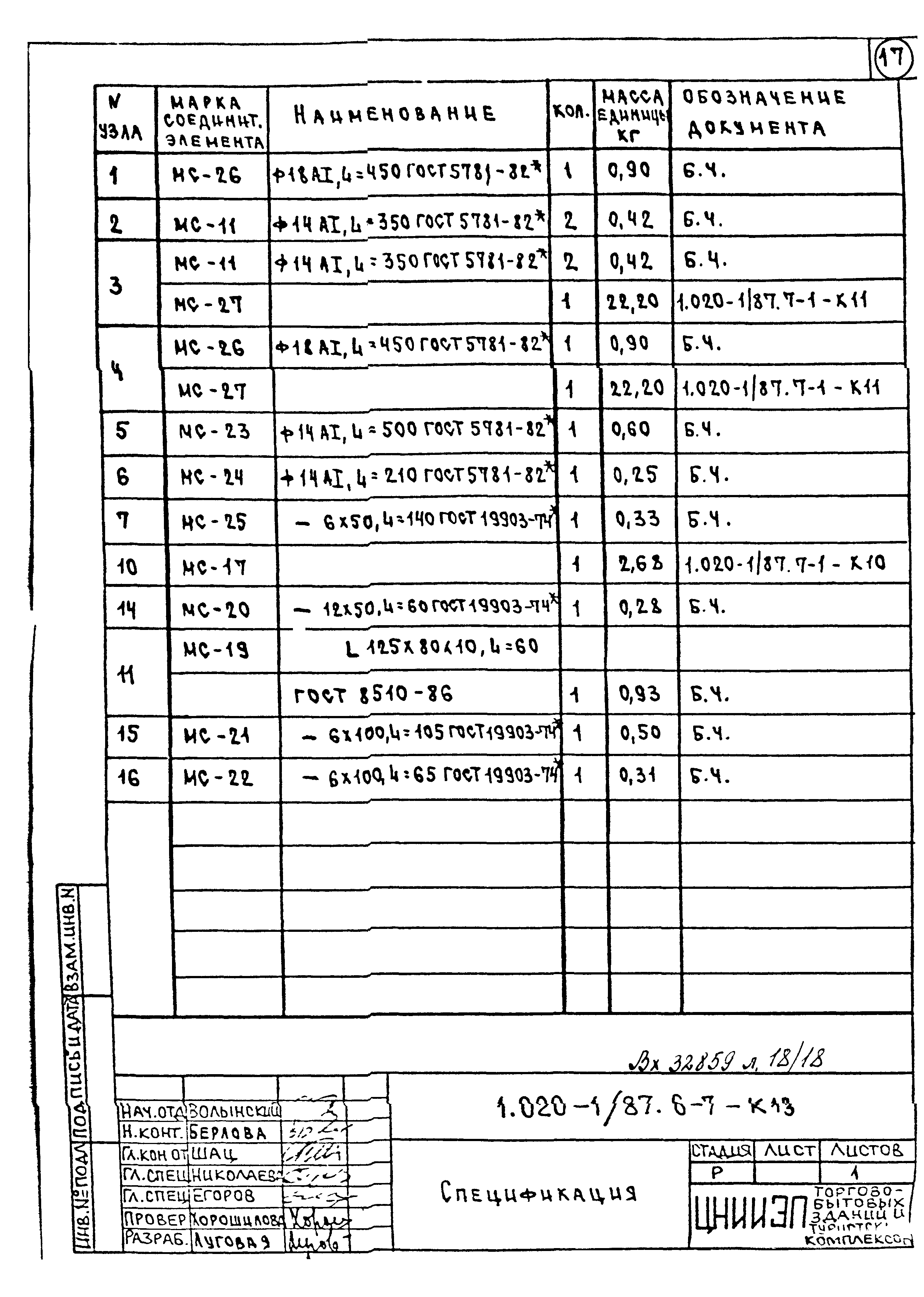 Серия 1.020-1/87