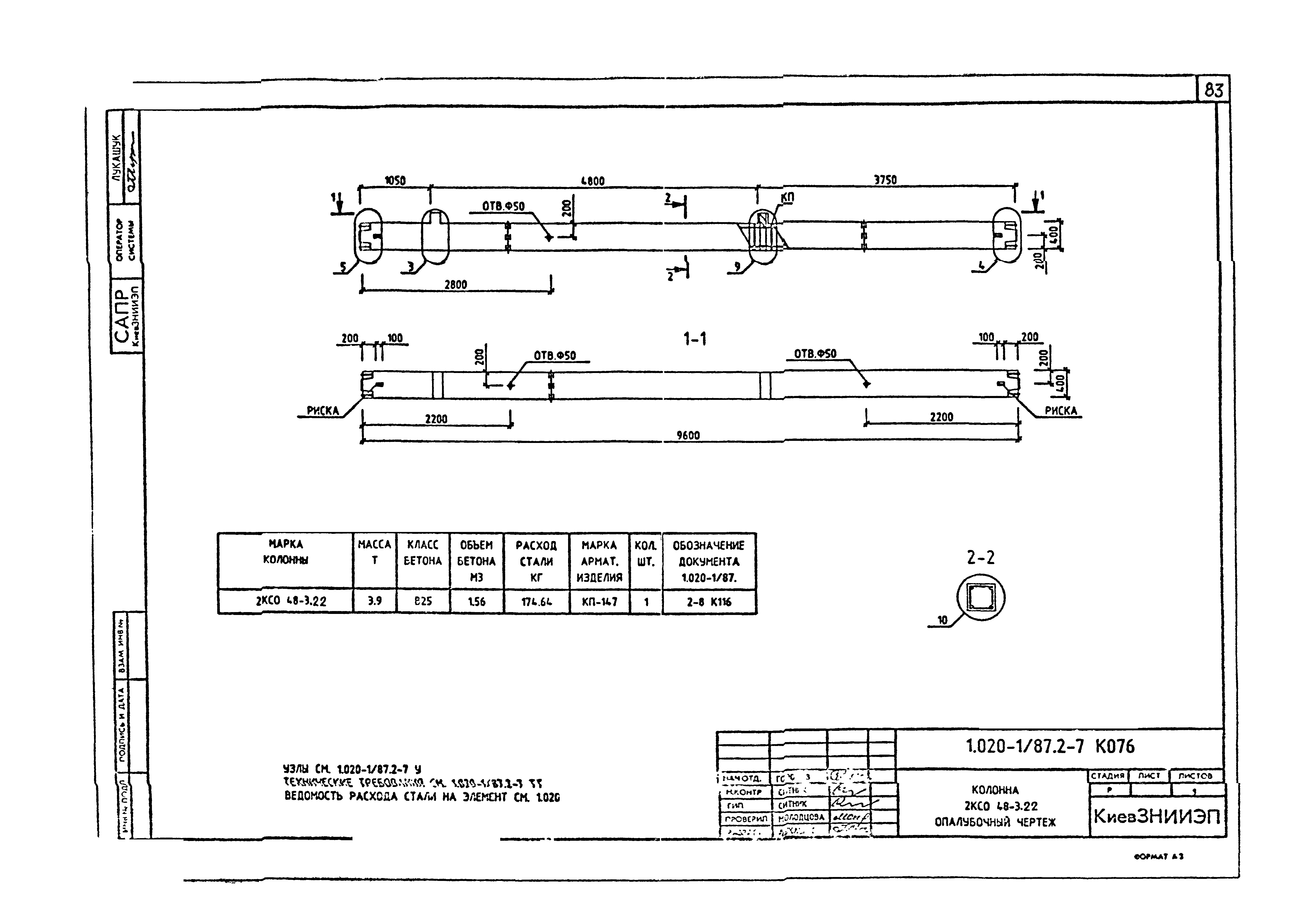 Серия 1.020-1/87