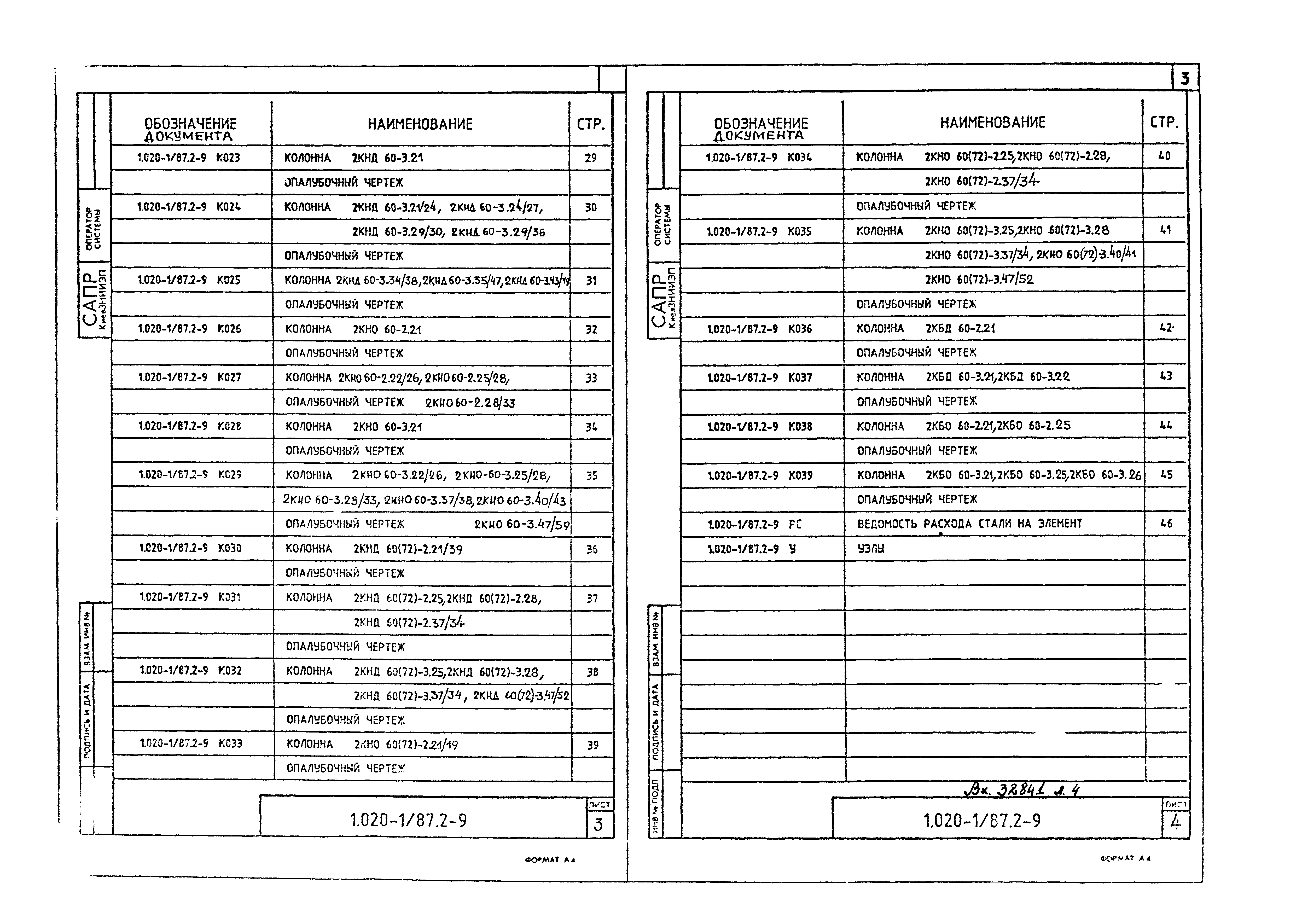 Серия 1.020-1/87