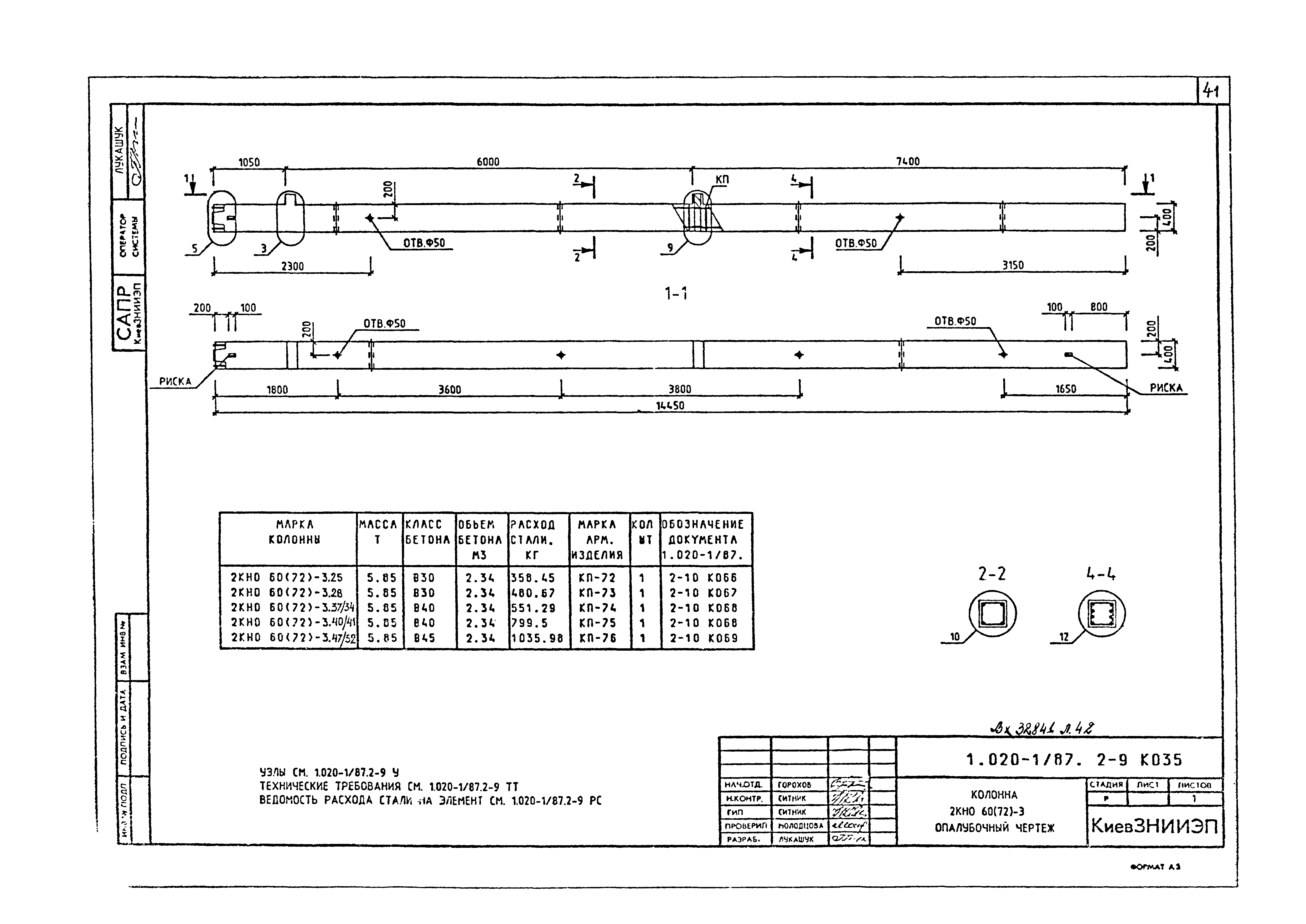 Серия 1.020-1/87