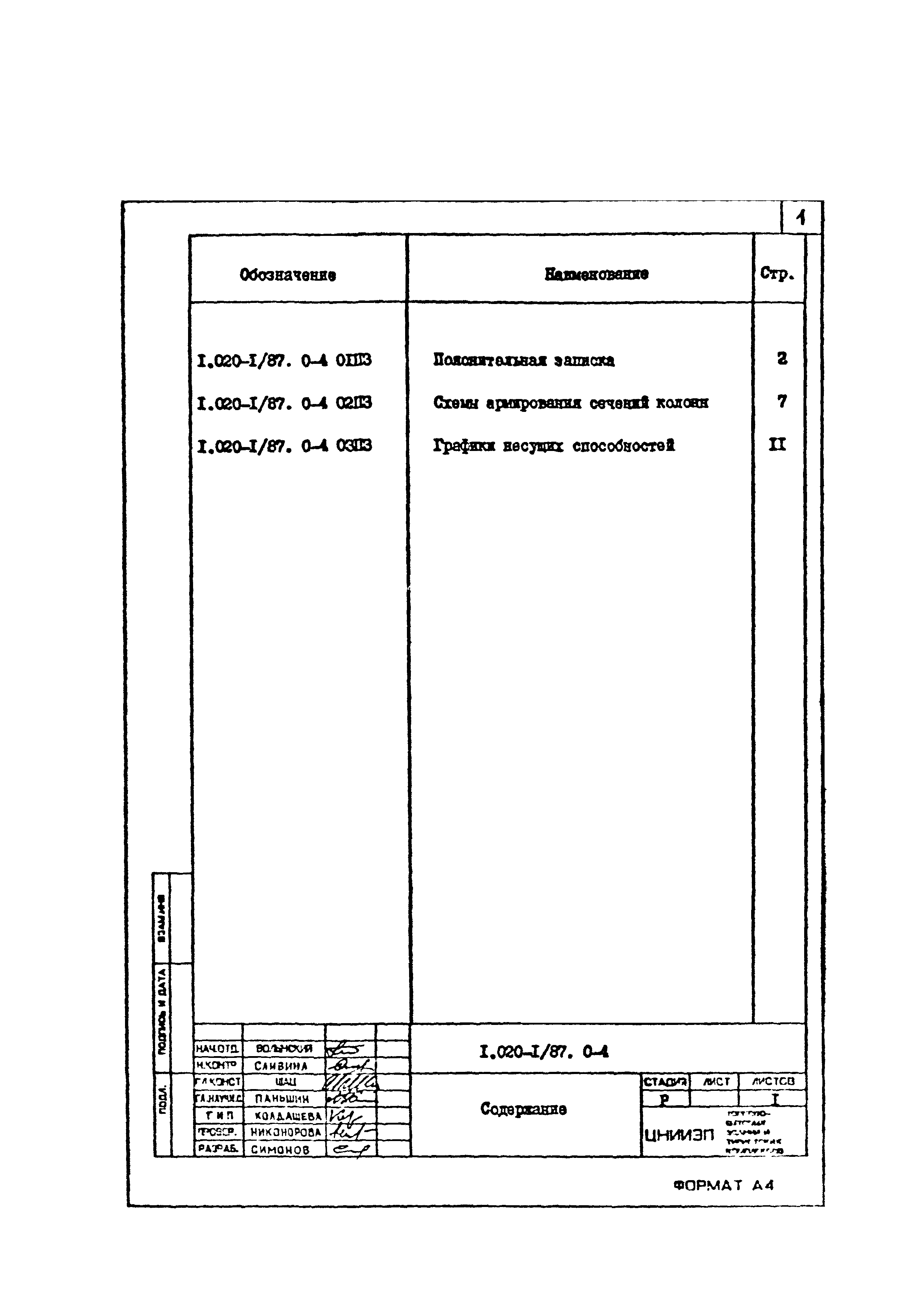 Серия 1.020-1/87