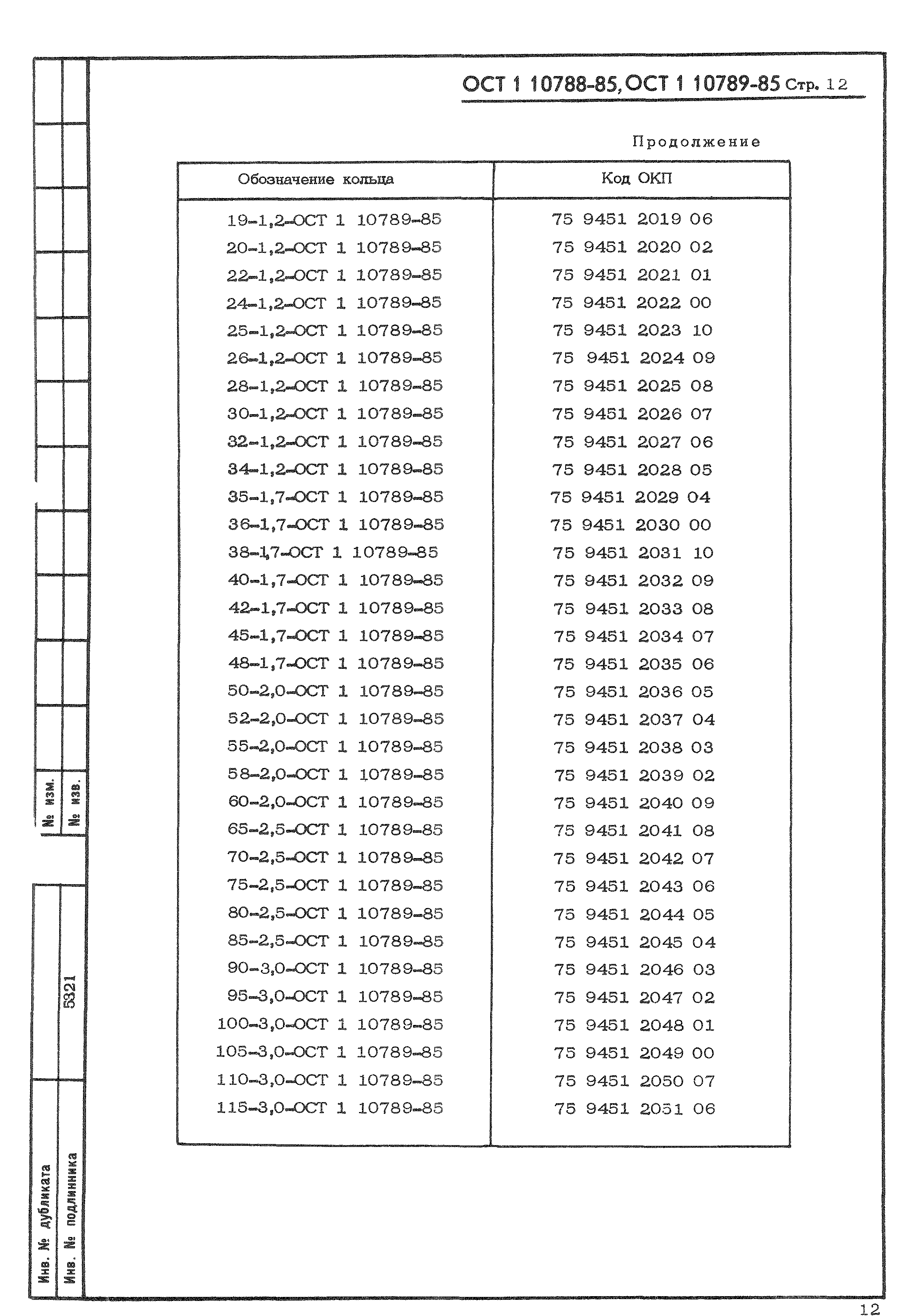 ОСТ 1 10788-85