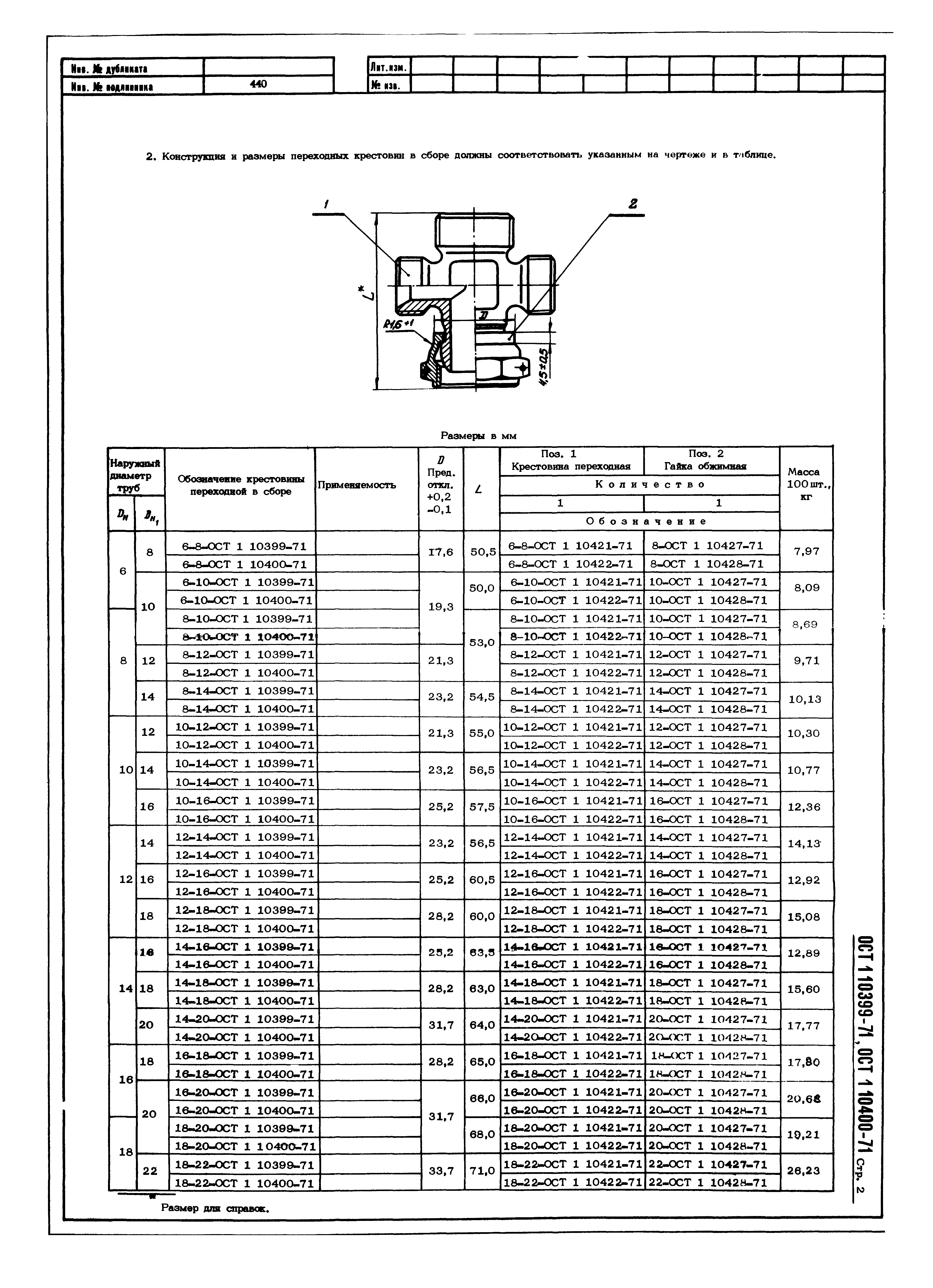 ОСТ 1 10399-71