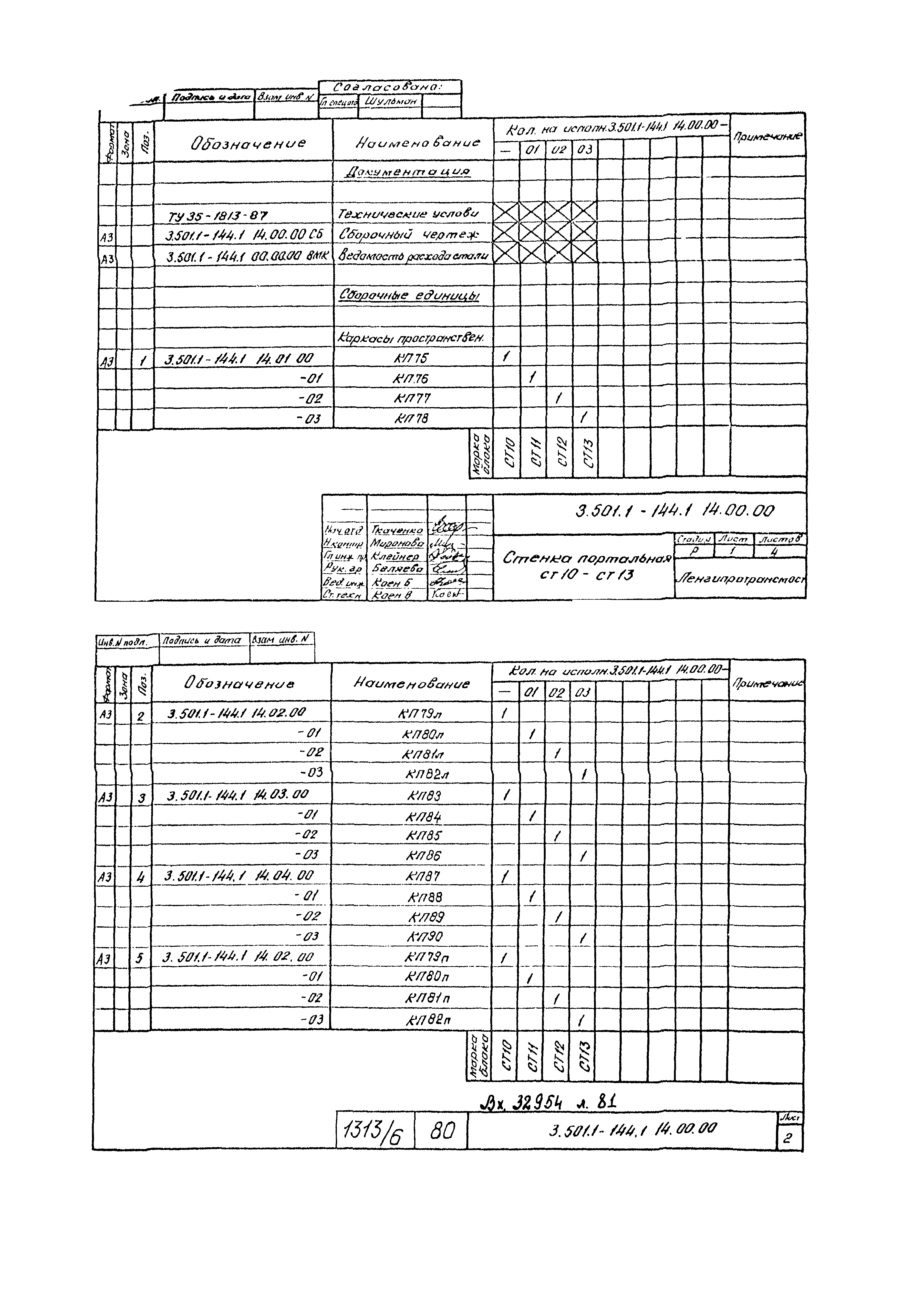 Дэк 501 чертеж