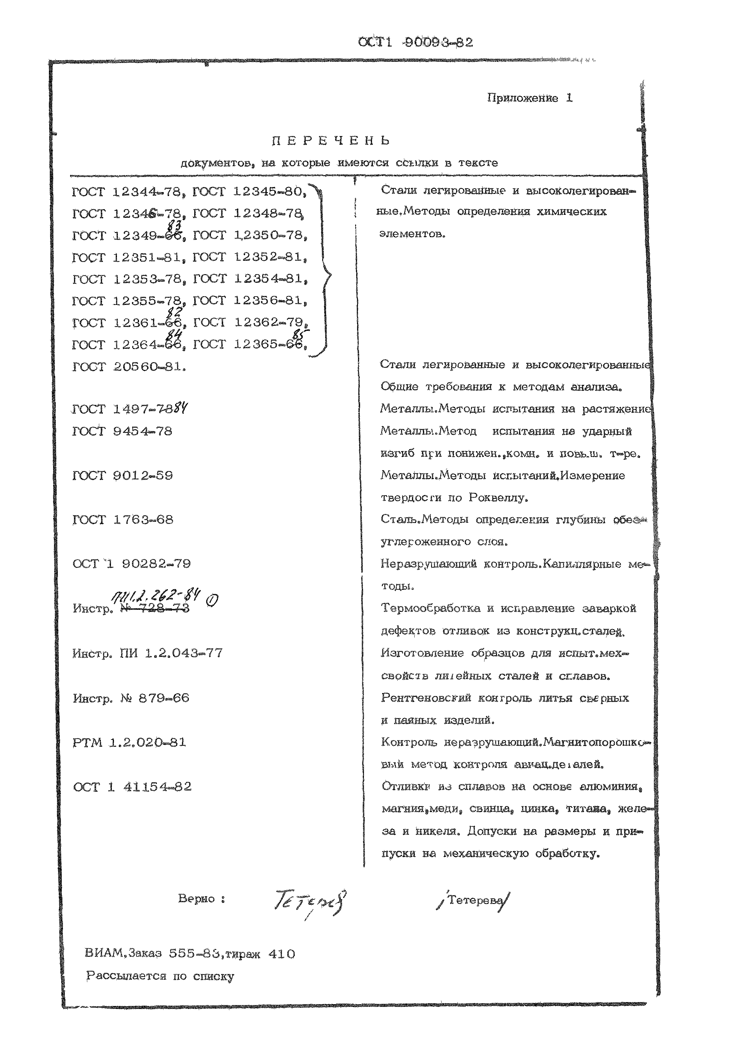 ОСТ 1 90093-82