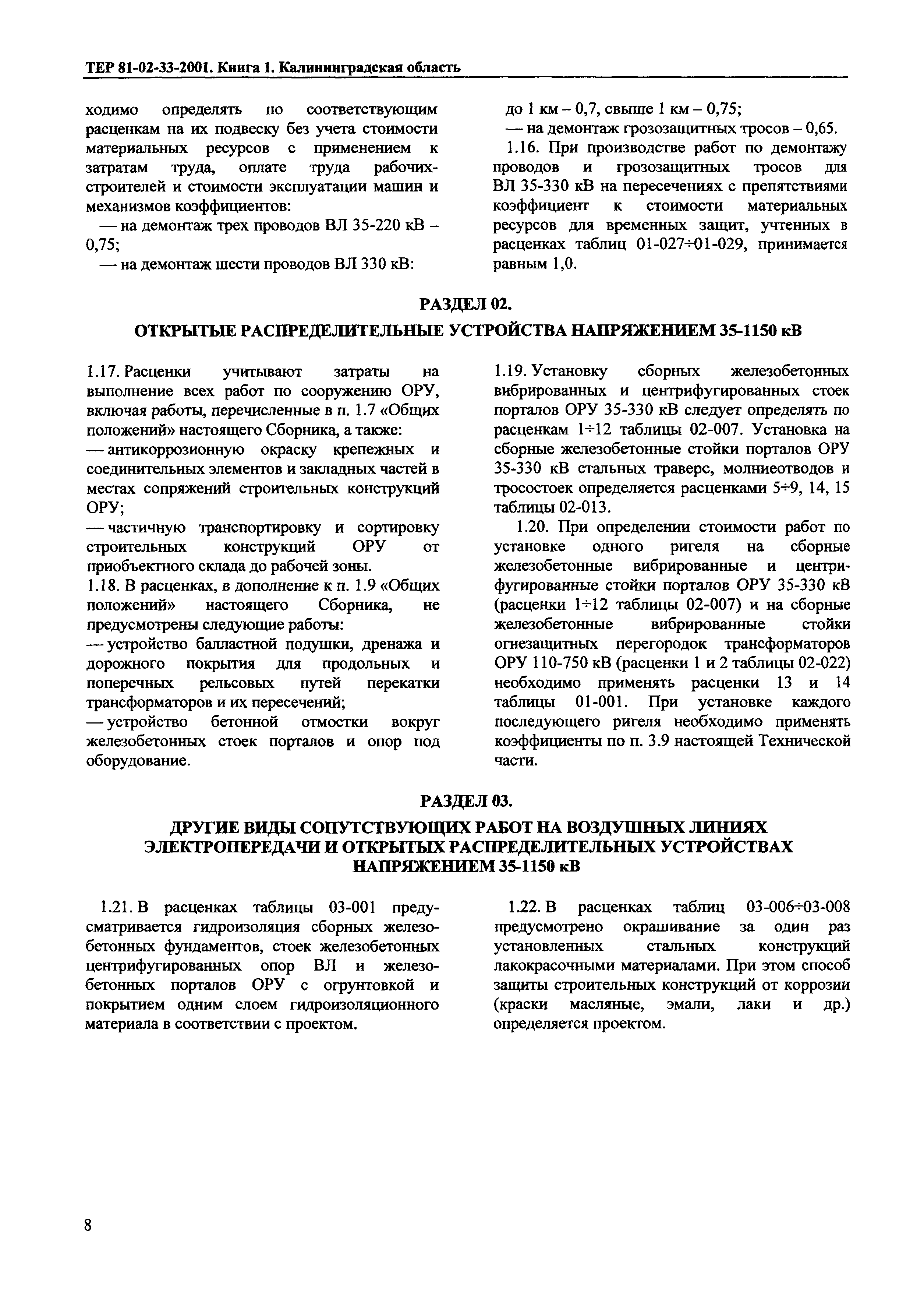 ТЕР Калининградская область 2001-33